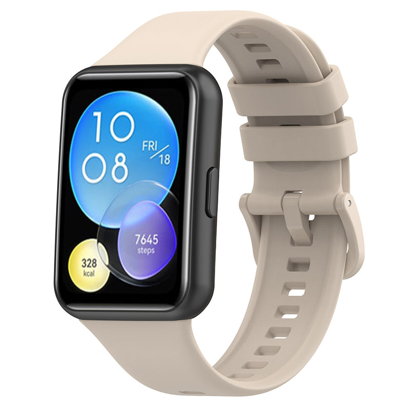 For Huawei Watch Fit 2 Fit 2 Active Classic Elegant Silicone Watch Strap Soft Sport Replacement Watch Band