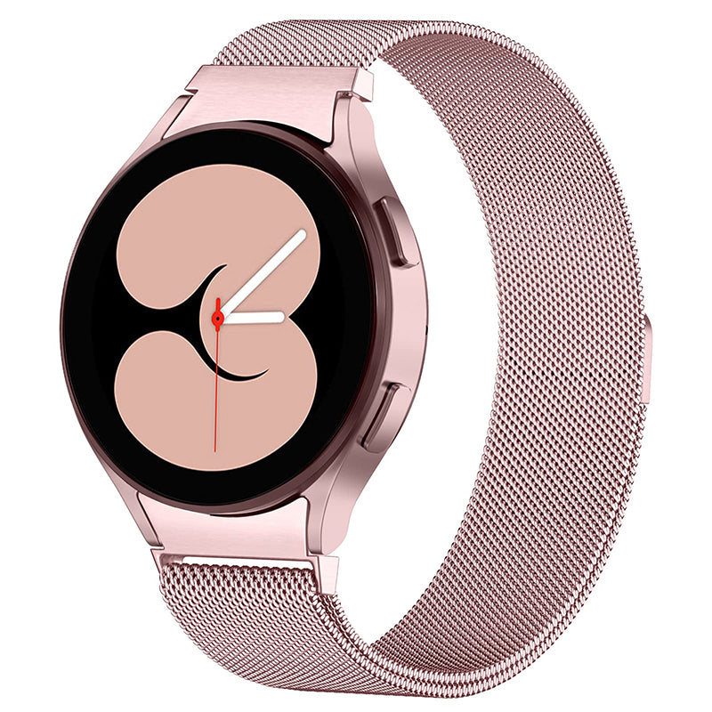 For Samsung Galaxy Watch6 40mm 44mm Watch6 Classic 43mm 47mm Watch 5 40mm 44mm 5 Pro 45mm Watch4 40mm 44mm Magnetic Mesh Metal Watch Band Stainless Steel Bracelet Strap