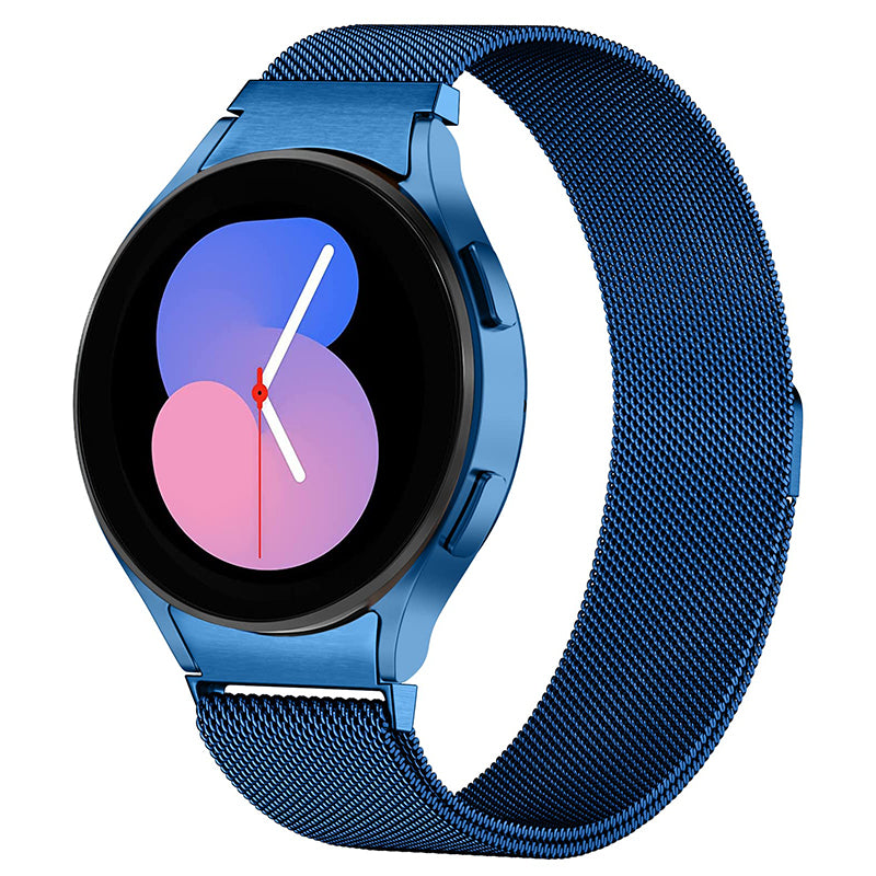 For Samsung Galaxy Watch6 40mm 44mm Watch6 Classic 43mm 47mm Watch 5 40mm 44mm 5 Pro 45mm Watch4 40mm 44mm Magnetic Mesh Metal Watch Band Stainless Steel Bracelet Strap
