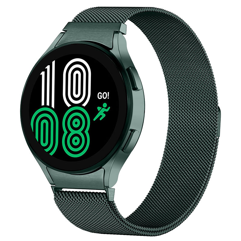 For Samsung Galaxy Watch6 40mm 44mm Watch6 Classic 43mm 47mm Watch 5 40mm 44mm 5 Pro 45mm Watch4 40mm 44mm Magnetic Mesh Metal Watch Band Stainless Steel Bracelet Strap