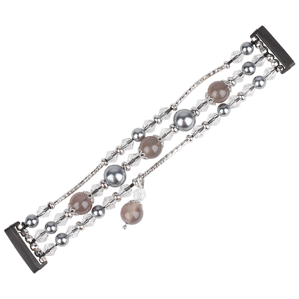 For Fitbit Versa 4 Sense 2 Agate Beads Bracelet Band Jewelry Watch Strap Replacement