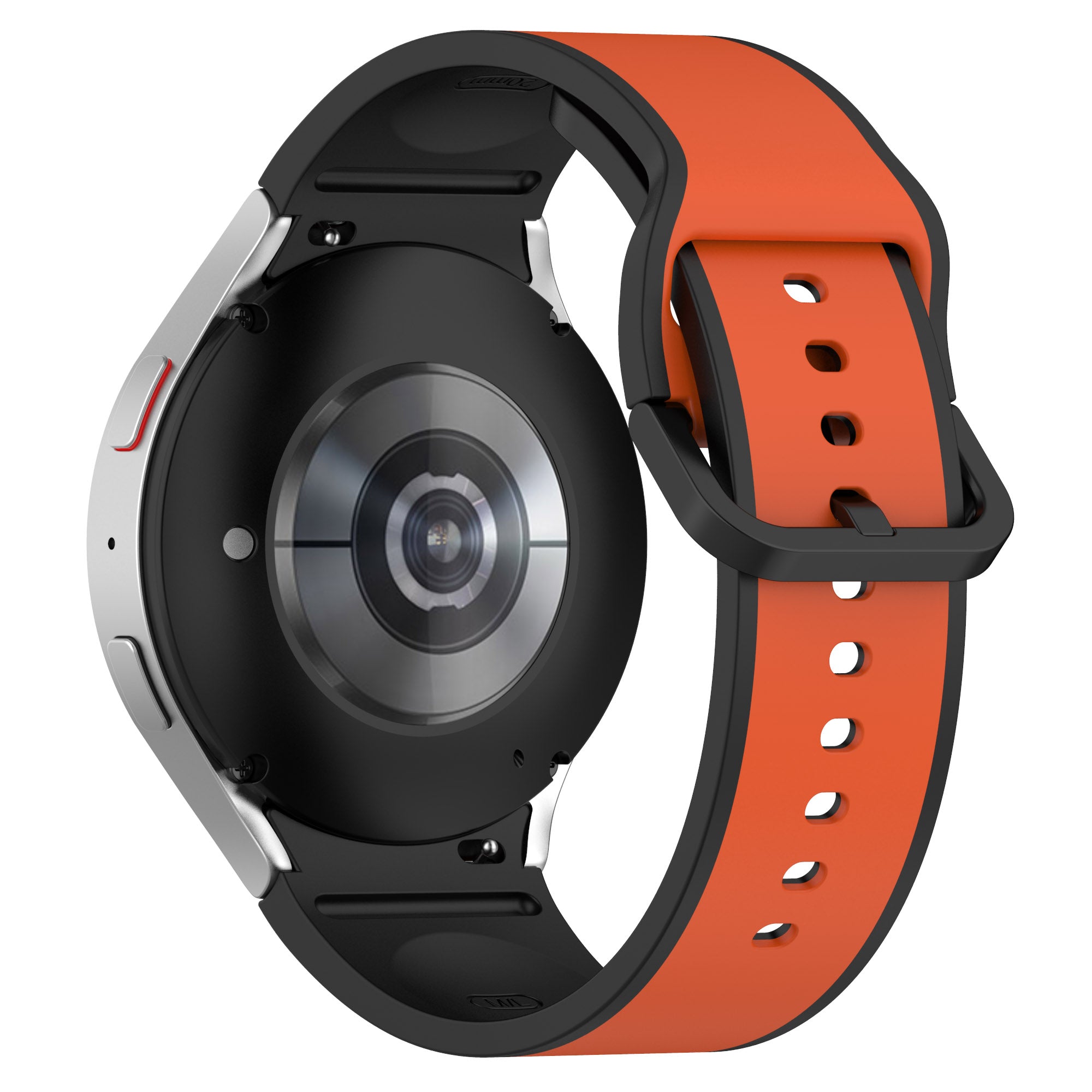 For Samsung Galaxy Watch 5 40mm 44mm 5 Pro 45mm Watch4 40mm 44mm Watch4 Classic 42mm 46mm Dual-Color Watch Band Universal Watch Strap Silicone Watchband