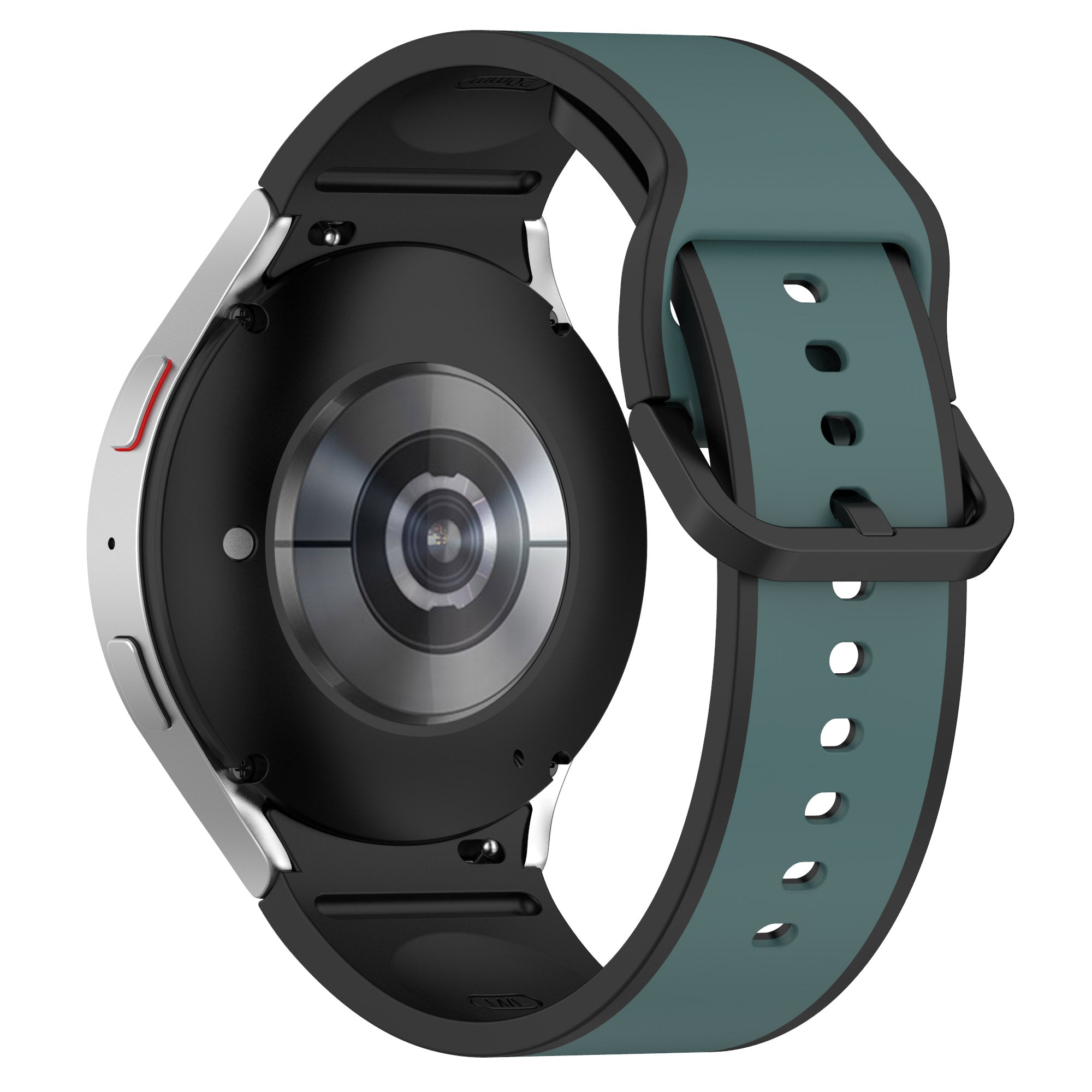 For Samsung Galaxy Watch 5 40mm 44mm 5 Pro 45mm Watch4 40mm 44mm Watch4 Classic 42mm 46mm Dual-Color Watch Band Universal Watch Strap Silicone Watchband