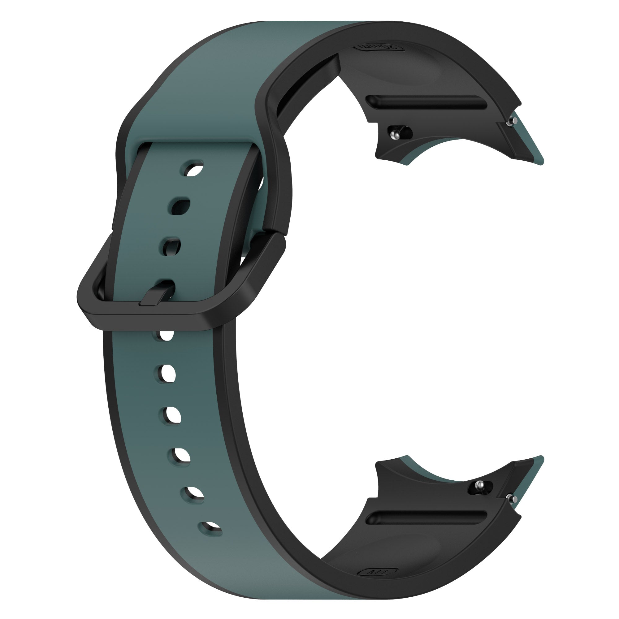 For Samsung Galaxy Watch 5 40mm 44mm 5 Pro 45mm Watch4 40mm 44mm Watch4 Classic 42mm 46mm Dual-Color Watch Band Universal Watch Strap Silicone Watchband