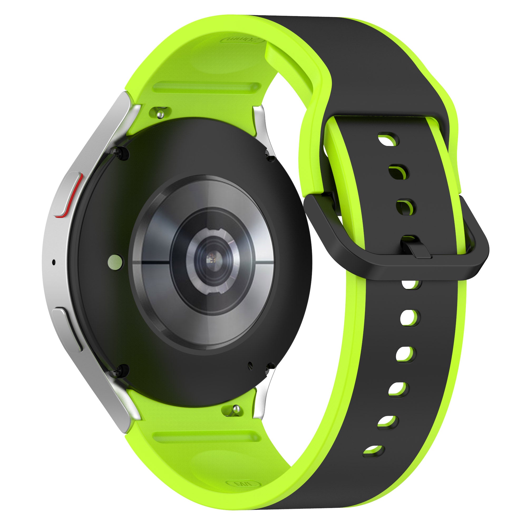 For Samsung Galaxy Watch 5 40mm 44mm 5 Pro 45mm Watch4 40mm 44mm Watch4 Classic 42mm 46mm Dual-Color Watch Band Universal Watch Strap Silicone Watchband