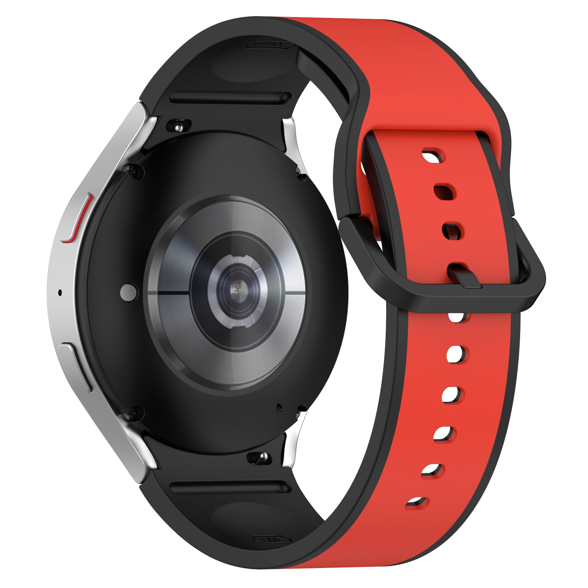 For Samsung Galaxy Watch 5 40mm 44mm 5 Pro 45mm Watch4 40mm 44mm Watch4 Classic 42mm 46mm Dual-Color Watch Band Universal Watch Strap Silicone Watchband