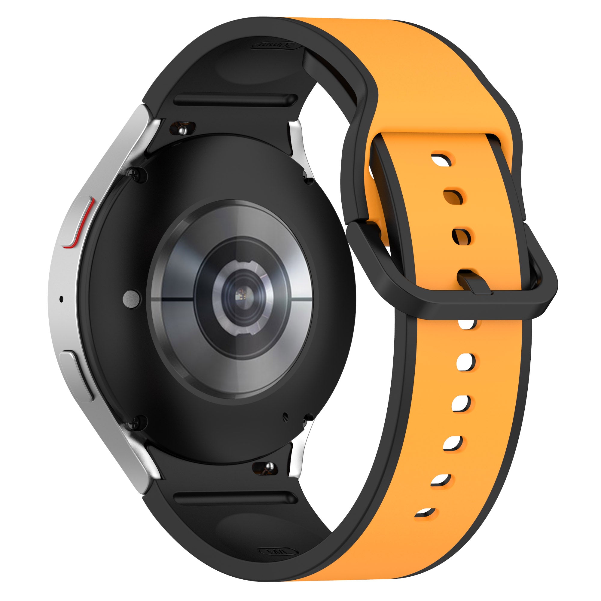 For Samsung Galaxy Watch 5 40mm 44mm 5 Pro 45mm Watch4 40mm 44mm Watch4 Classic 42mm 46mm Dual-Color Watch Band Universal Watch Strap Silicone Watchband
