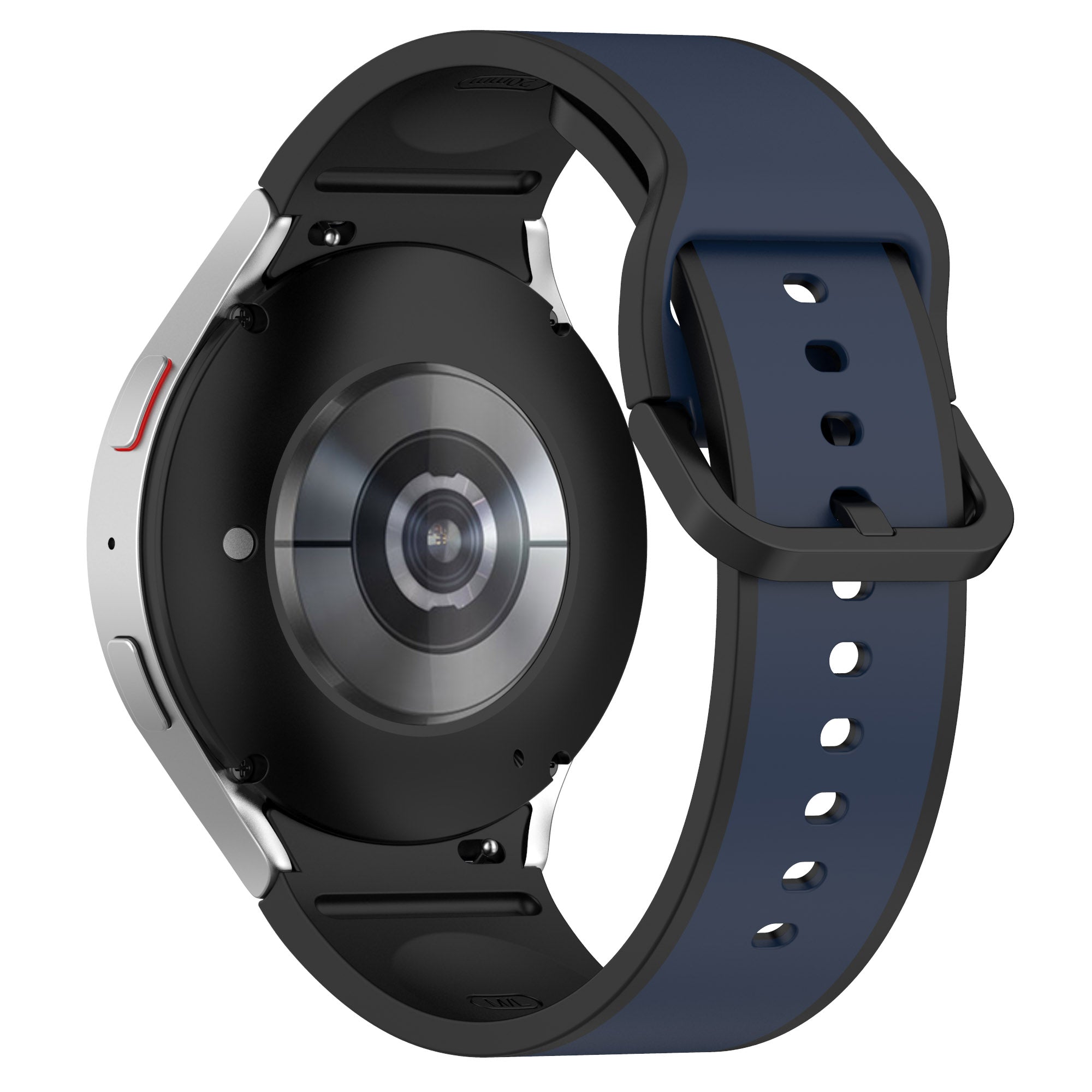 For Samsung Galaxy Watch 5 40mm 44mm 5 Pro 45mm Watch4 40mm 44mm Watch4 Classic 42mm 46mm Dual-Color Watch Band Universal Watch Strap Silicone Watchband