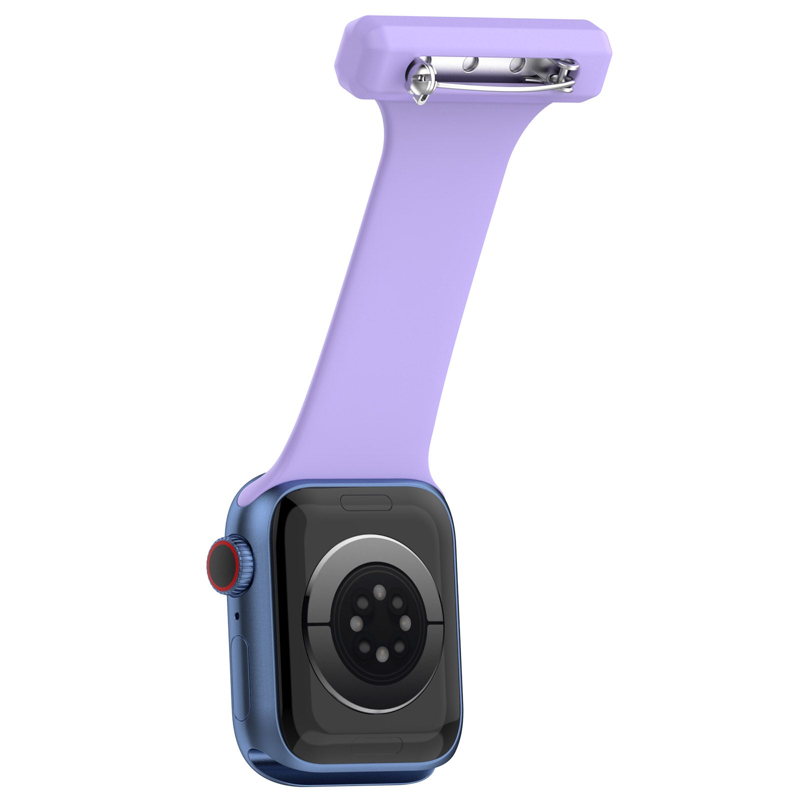 For Apple Apple Watch Ultra 2 49mm Series 9 45mm SE (2023) 44mm Ultra 49mm 8 7 45mm 6 5 4 SE (2022) SE 44mm 3 2 1 42mm Doctor Nurse Watch Strap Silicone Watchband Hanging Buckle