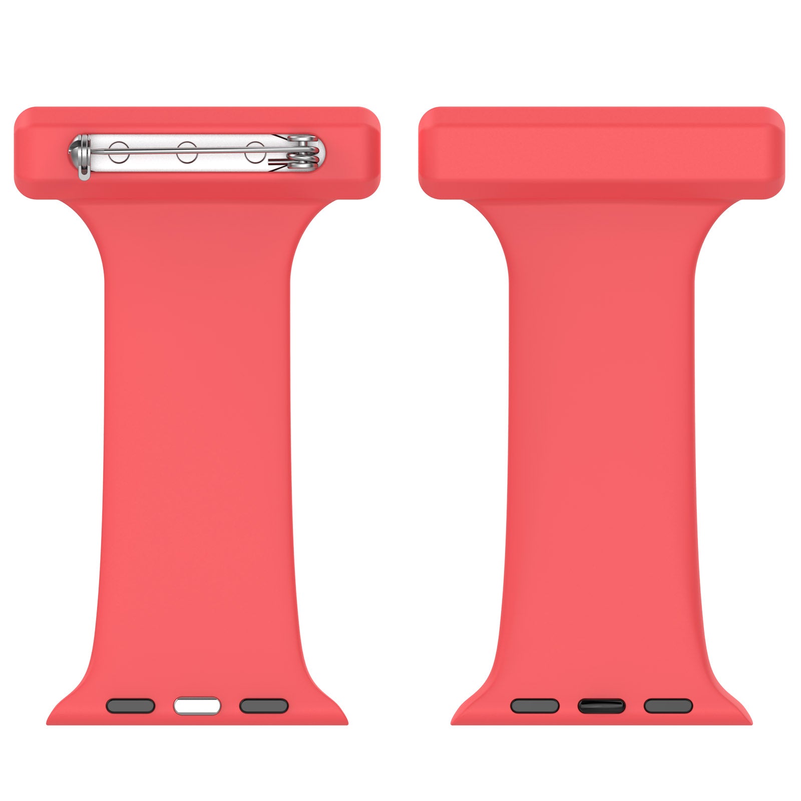 For Apple Apple Watch Ultra 2 49mm Series 9 45mm SE (2023) 44mm Ultra 49mm 8 7 45mm 6 5 4 SE (2022) SE 44mm 3 2 1 42mm Doctor Nurse Watch Strap Silicone Watchband Hanging Buckle