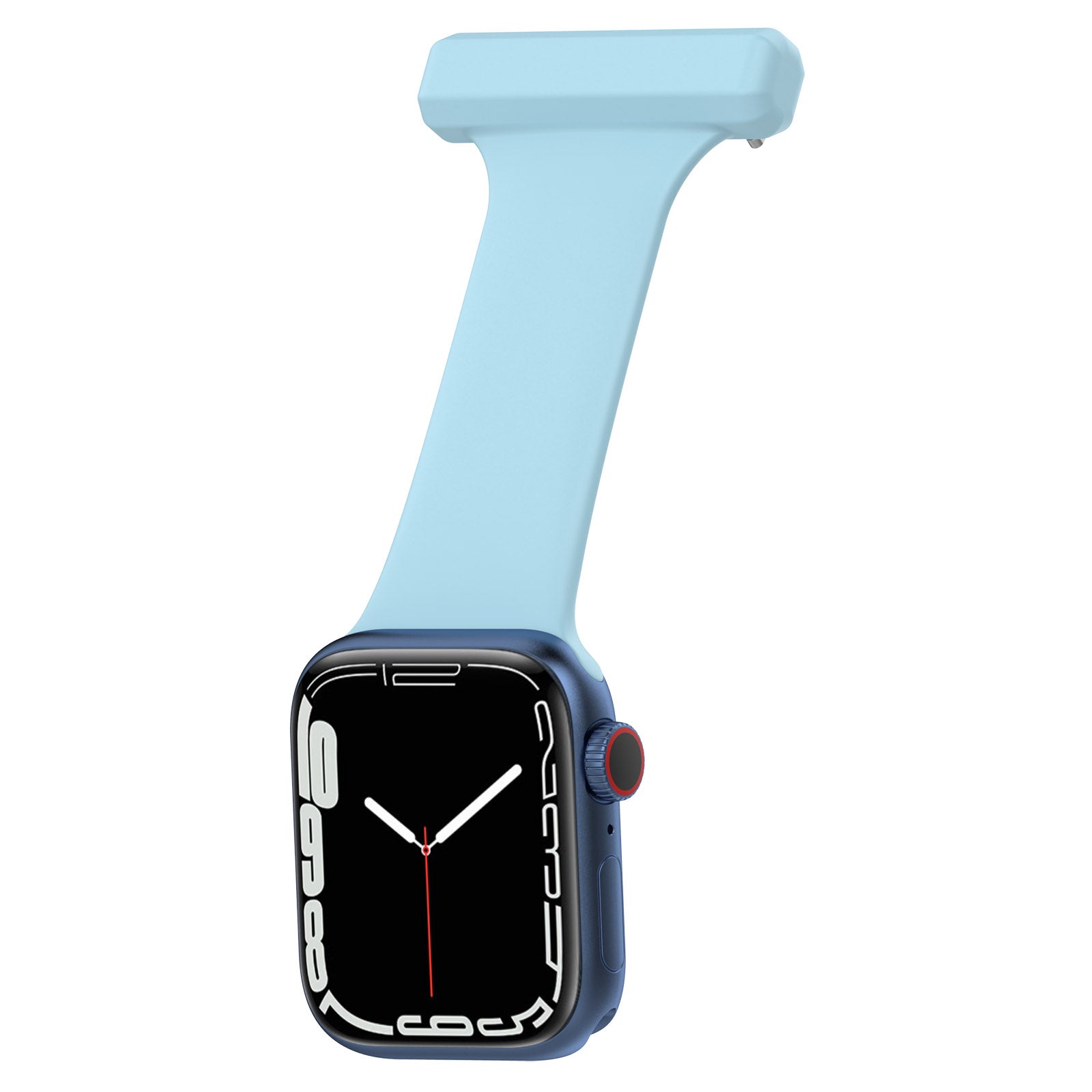 For Apple Apple Watch 9 8 7 41mm 6 5 4 SE SE (2022) SE (2023) 40mm 3 2 1 38mm Doctor Nurse Watch Band Silicone Strap Hanging Buckle
