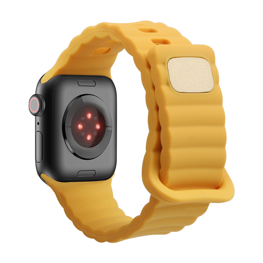For Apple Watch 9 8 7 41mm 6 5 4 SE SE (2022) SE (2023) 40mm 3 2 1 38mm Silicone Watch Band Quick Release Watch Strap Replacement Watchband with Button