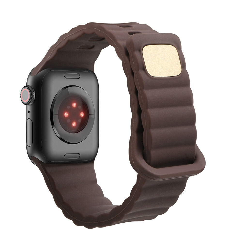 For Apple Watch 9 8 7 41mm 6 5 4 SE SE (2022) SE (2023) 40mm 3 2 1 38mm Silicone Watch Band Quick Release Watch Strap Replacement Watchband with Button