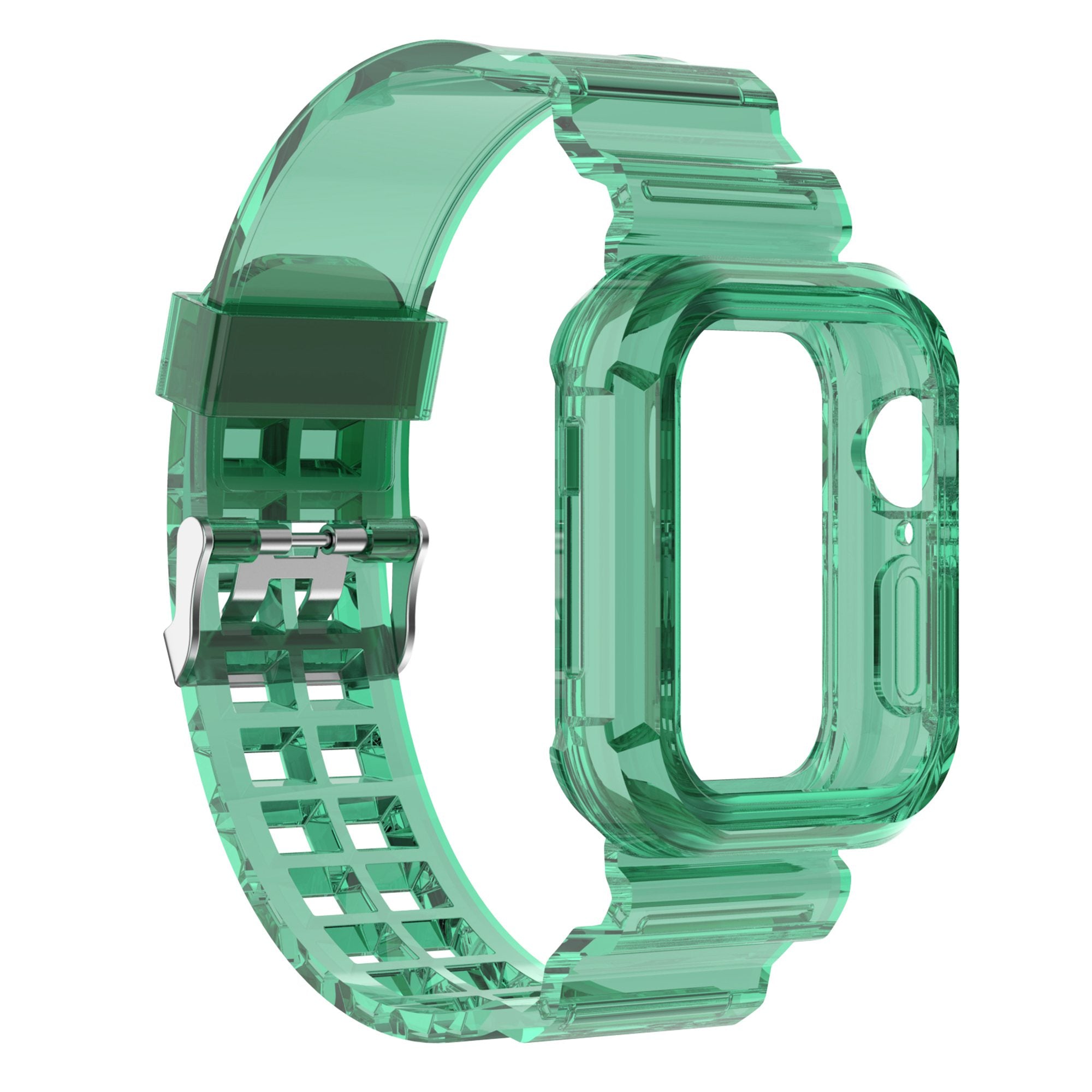 For Apple Watch Series 8 7 45mm 6 5 4 SE SE (2022) 44mm 3 2 1 42mm Integrated Watch Case Adjustable Watch Strap