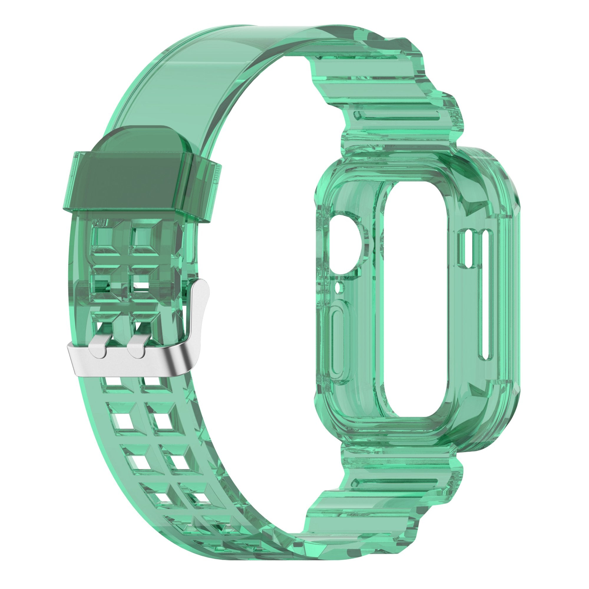 For Apple Watch Series 8 7 45mm 6 5 4 SE SE (2022) 44mm 3 2 1 42mm Integrated Watch Case Adjustable Watch Strap