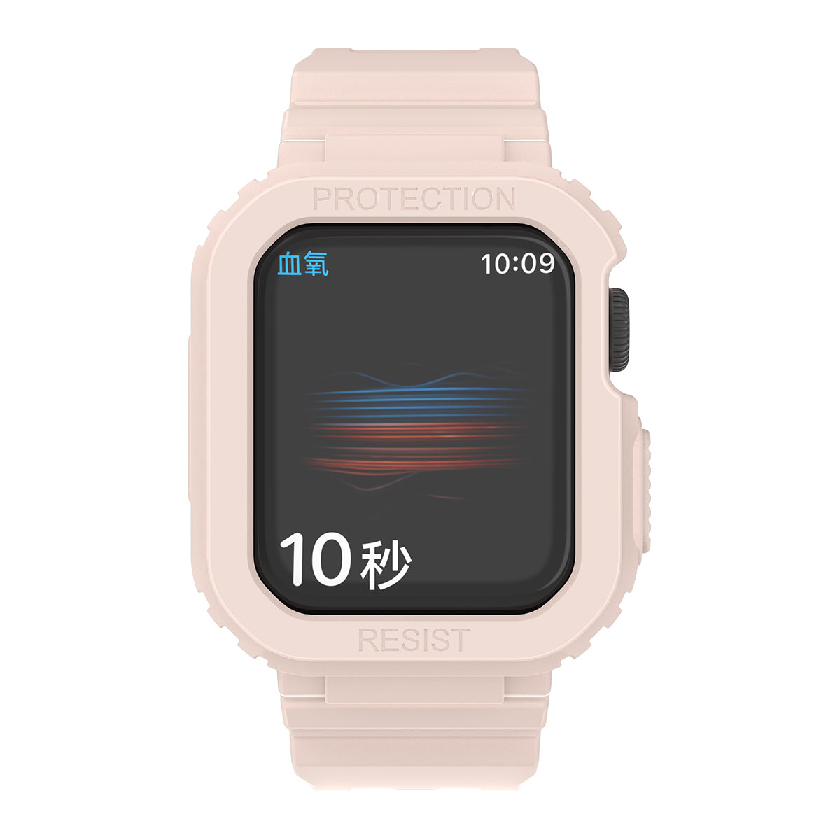 For Apple Watch Series 9 8 7 41mm 6 5 4 SE SE (2022) SE (2023) 40mm 3 2 1 38mm TPU Watch Strap Adjustable Wrist Band with Anti-scratch Watch Case
