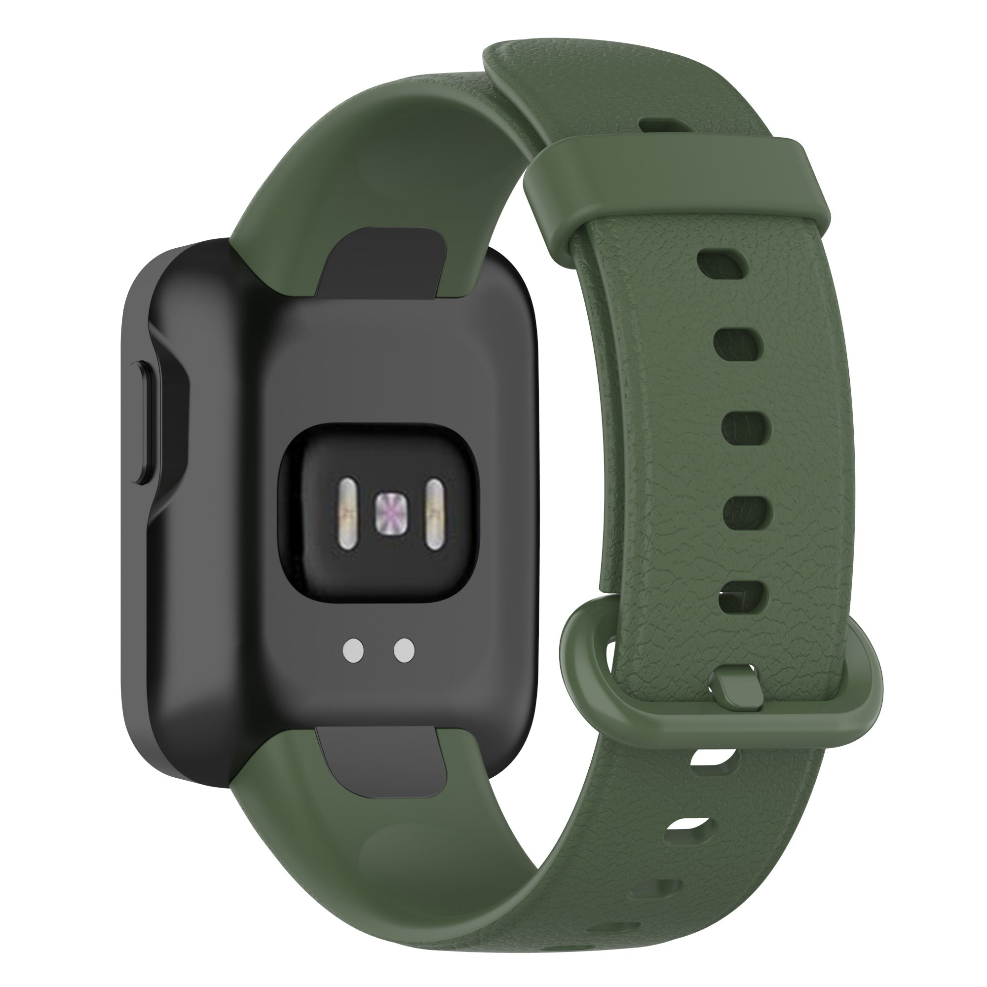 For Xiaomi Redmi Watch Soft Silicone Watch Band Litchi Texture Replacement Wristband Strap Accessories