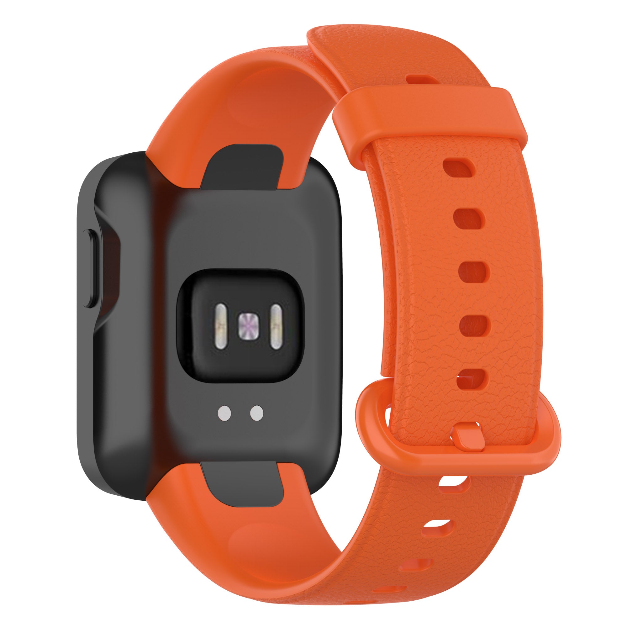 For Xiaomi Redmi Watch Soft Silicone Watch Band Litchi Texture Replacement Wristband Strap Accessories
