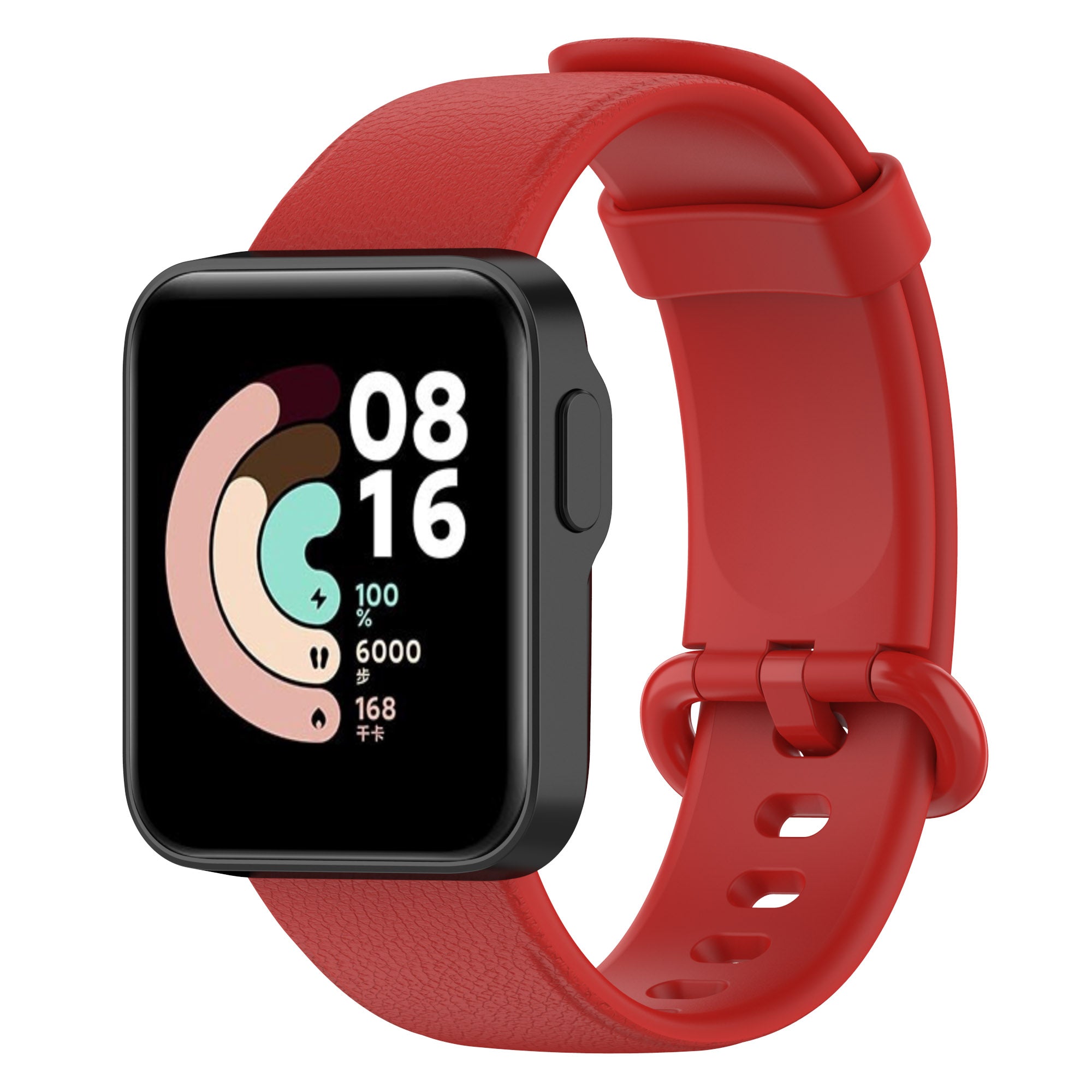 For Xiaomi Redmi Watch Soft Silicone Watch Band Litchi Texture Replacement Wristband Strap Accessories
