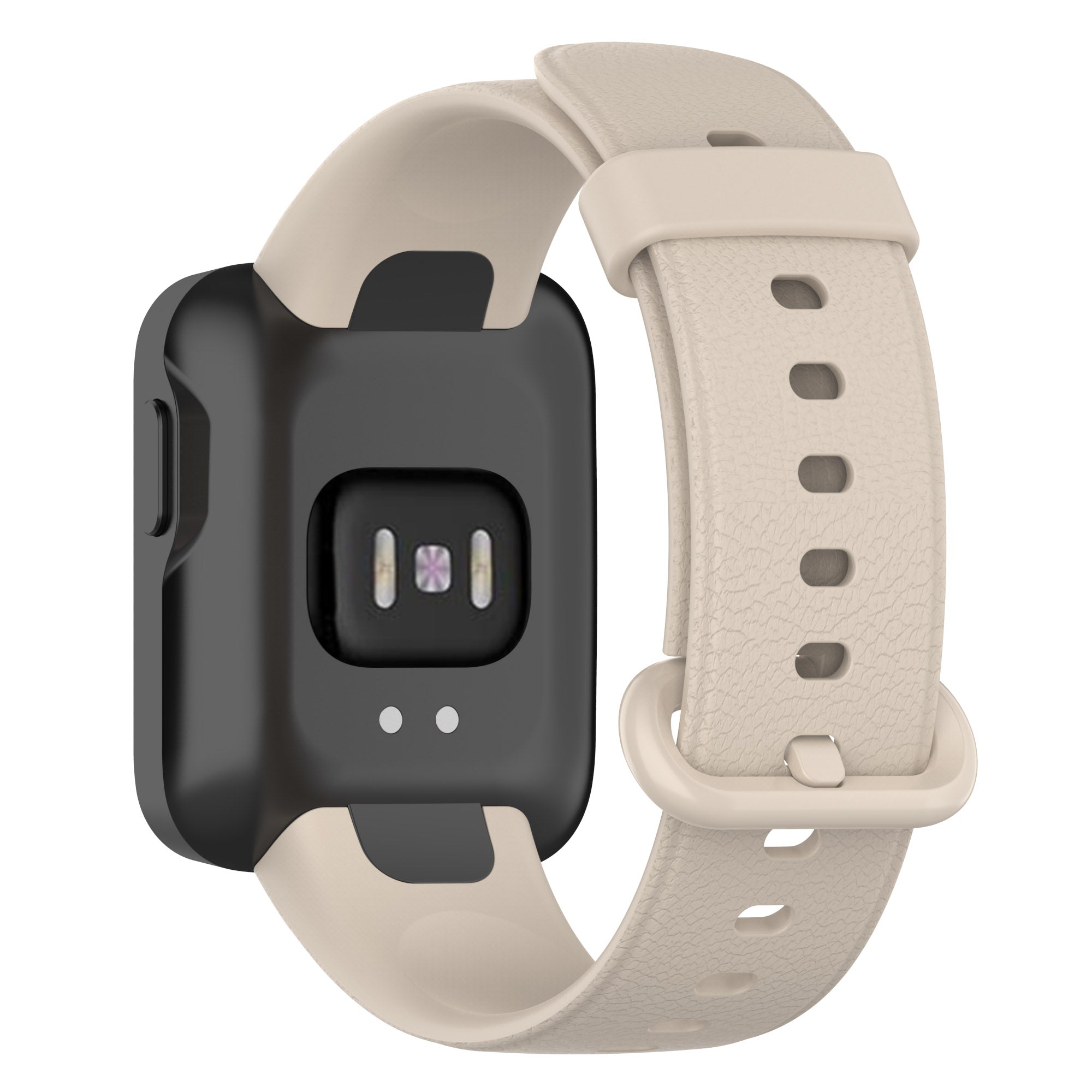 For Xiaomi Redmi Watch Soft Silicone Watch Band Litchi Texture Replacement Wristband Strap Accessories