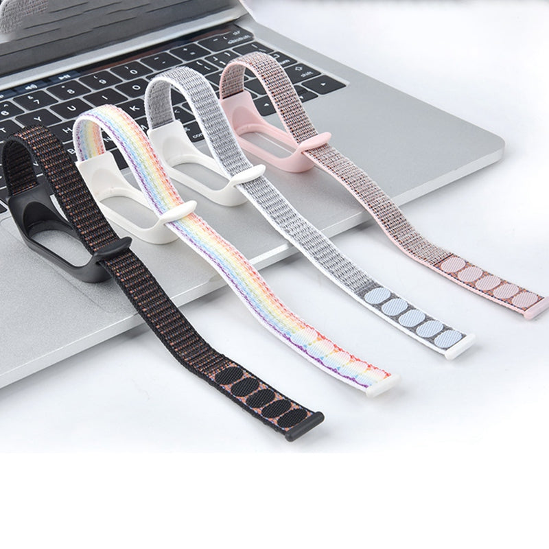 For Xiaomi Mi Band 3 4 5 6 7 Nylon Watch Band Adjustable Sport Loop Strap Wristband Replacement