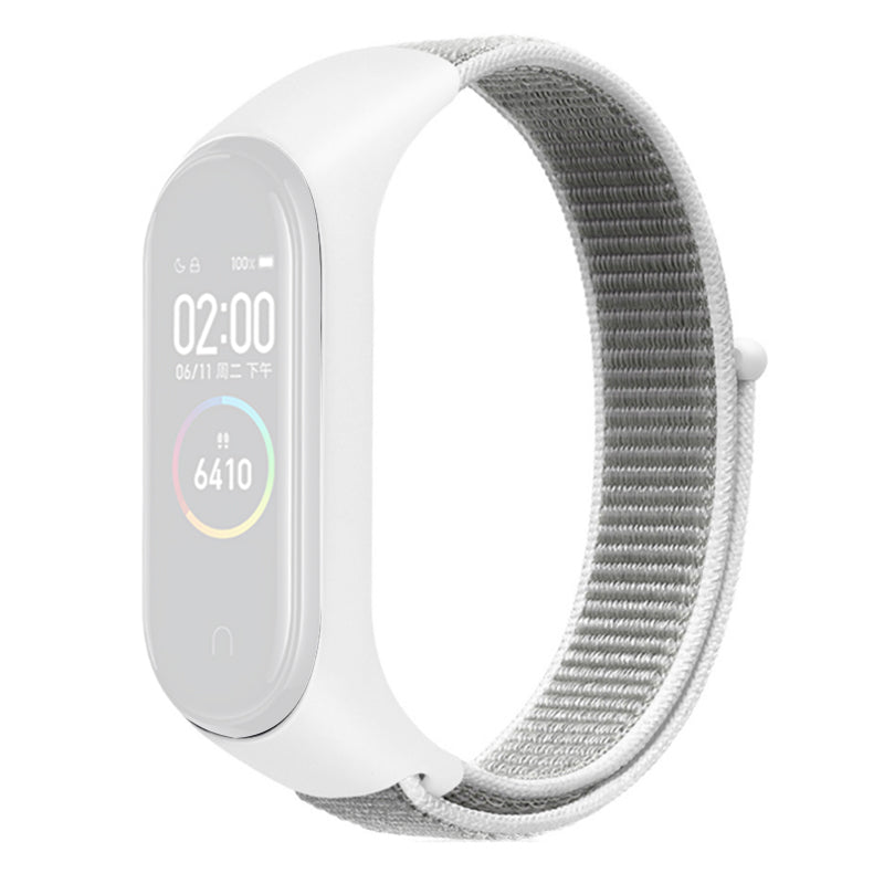 For Xiaomi Mi Band 3 4 5 6 7 Nylon Watch Band Adjustable Sport Loop Strap Wristband Replacement