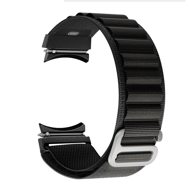 For Samsung Galaxy Watch6 40mm 44mm Watch6 Classic 43mm 47mm Watch 5 40mm 44mm 5 Pro 45mm Watch4 40mm 44mm Nylon Watch Band G-hook Metal Buckle Replacement Watch Strap