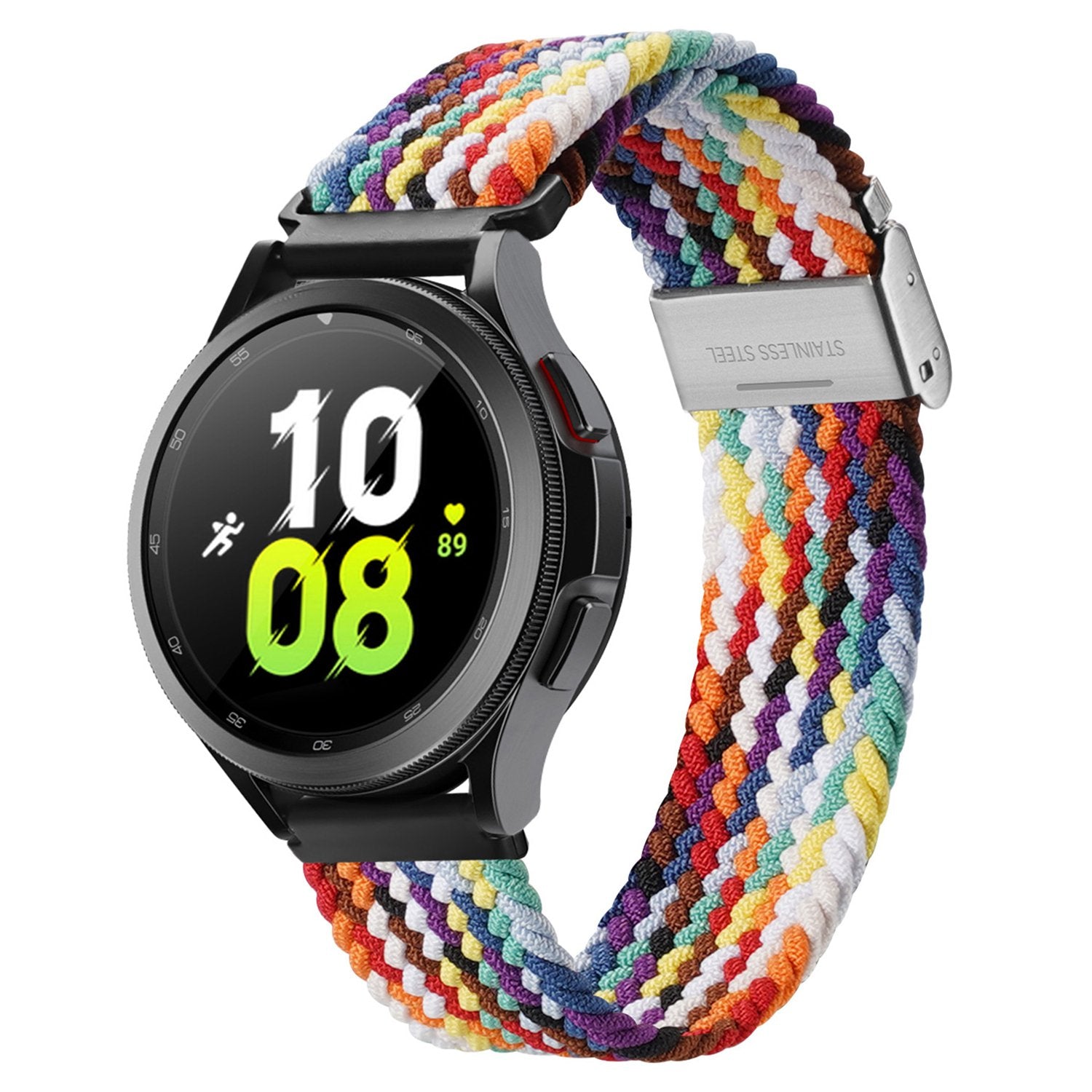 DUX DUCIS For Samsung Galaxy Watch 3 45mm Replacement Strap 22mm Braided Nylon Elastic Wrist Band