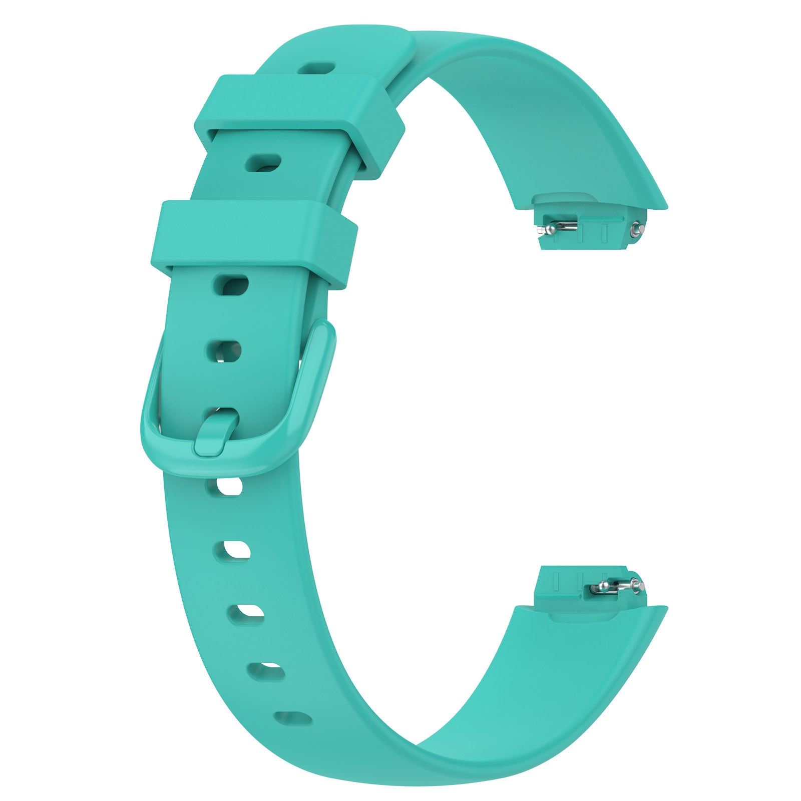 For Fitbit Inspire 3 Silicone Smart Watch Band Adjustable Pin Buckle Replacement Strap Size: S