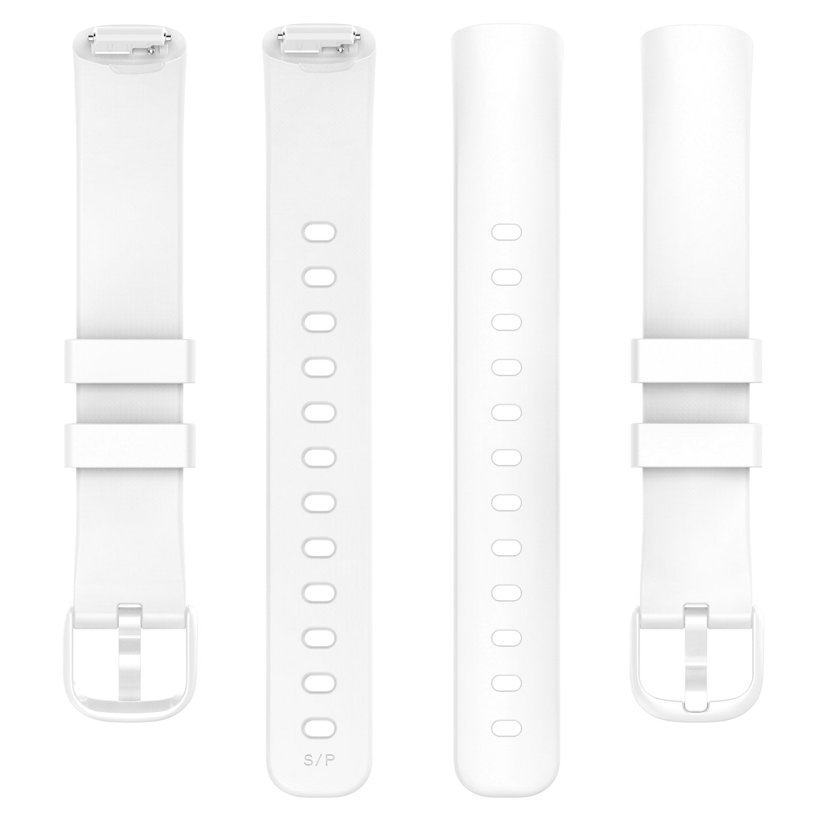 For Fitbit Inspire 3 Silicone Smart Watch Band Adjustable Pin Buckle Replacement Strap Size: S