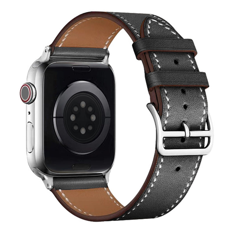 IMAK PG1 Series For Apple Watch Series 9 8 7 41mm 6 5 4 SE SE (2022) SE (2023) 40mm 3 2 1 38mm PU Leather Replacement Strap Adjustable Wrist Band