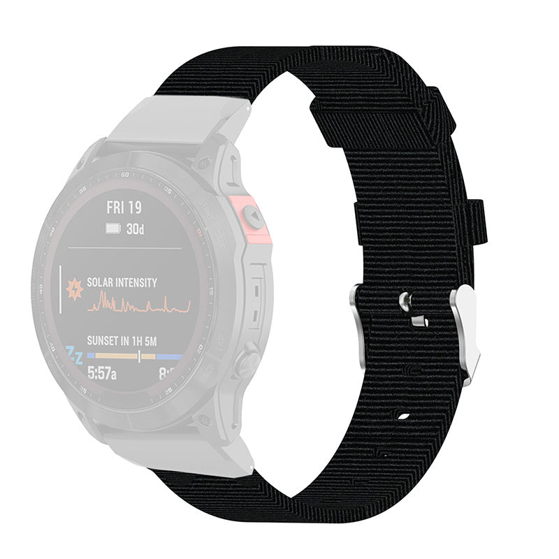 For Garmin Fenix 7S 6S 5S Instinct 2S Breathable Canvas Watch Strap Smart Watch Band with Tool