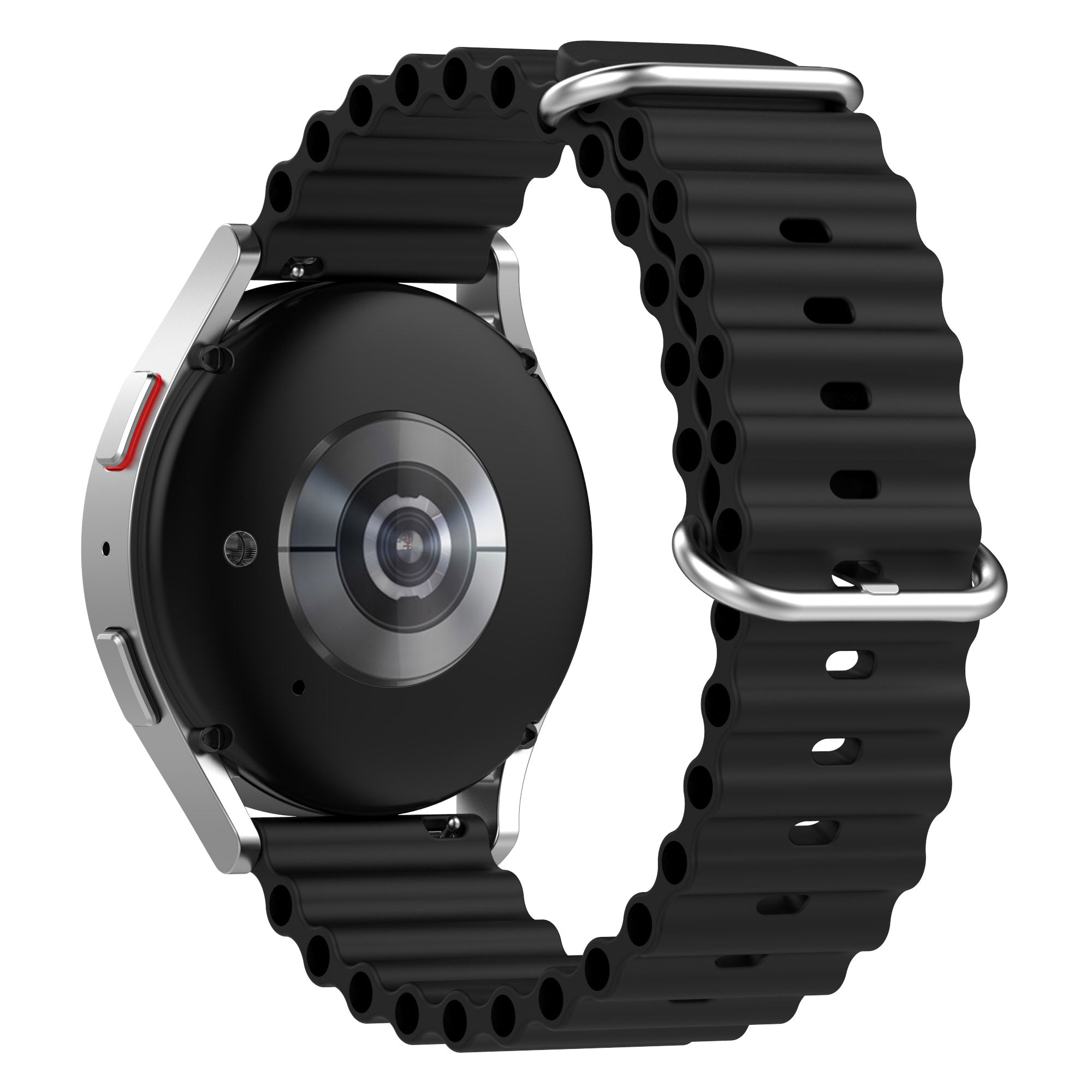 For Xiaomi Watch S1 Active S1 Pro Watch Color Samsung Galaxy Watch 3 45mm Silicone Ocean Strap 22mm Sport Watch Band with Adjustable Buckle Loop