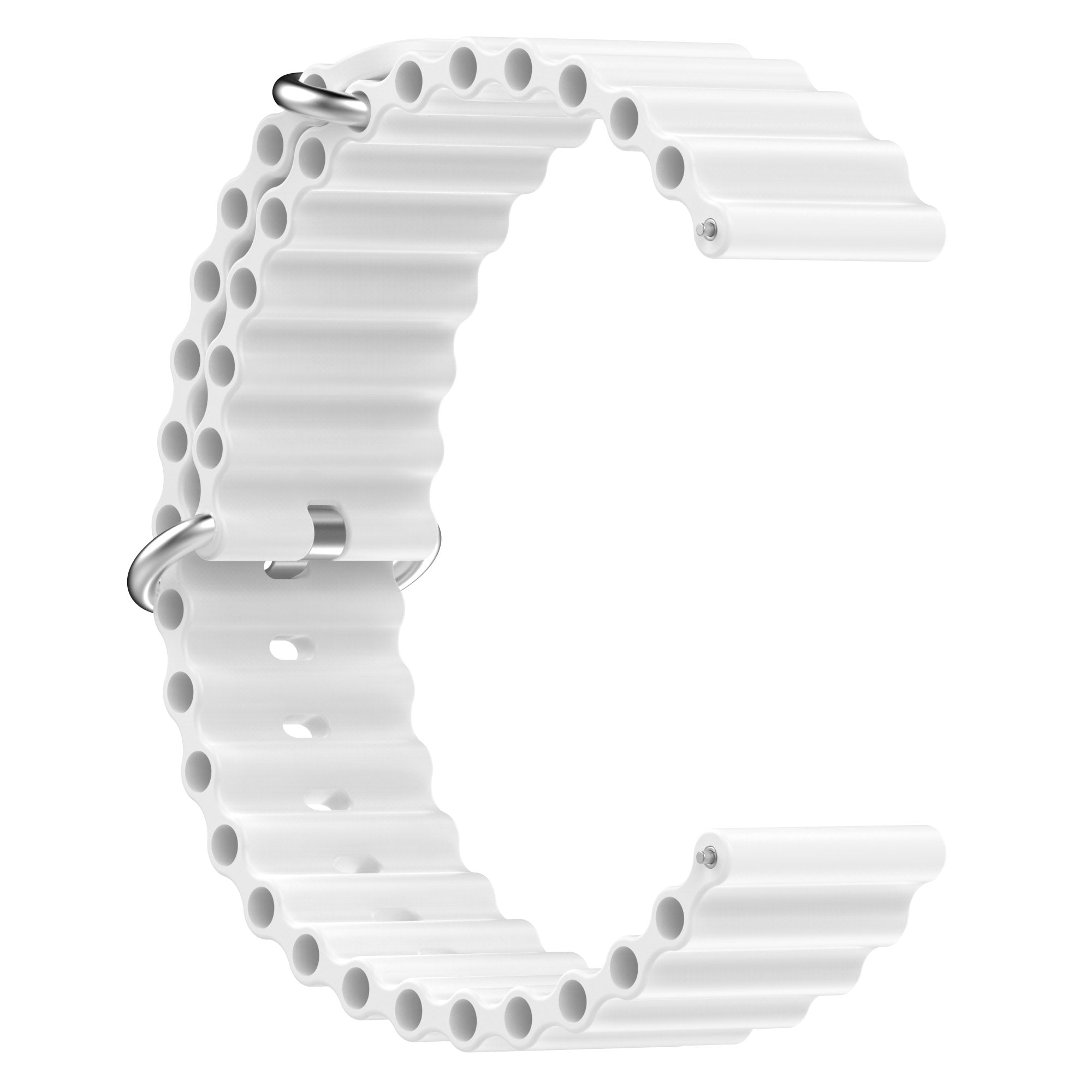 For Xiaomi Watch S1 Active S1 Pro Watch Color Samsung Galaxy Watch 3 45mm Silicone Ocean Strap 22mm Sport Watch Band with Adjustable Buckle Loop