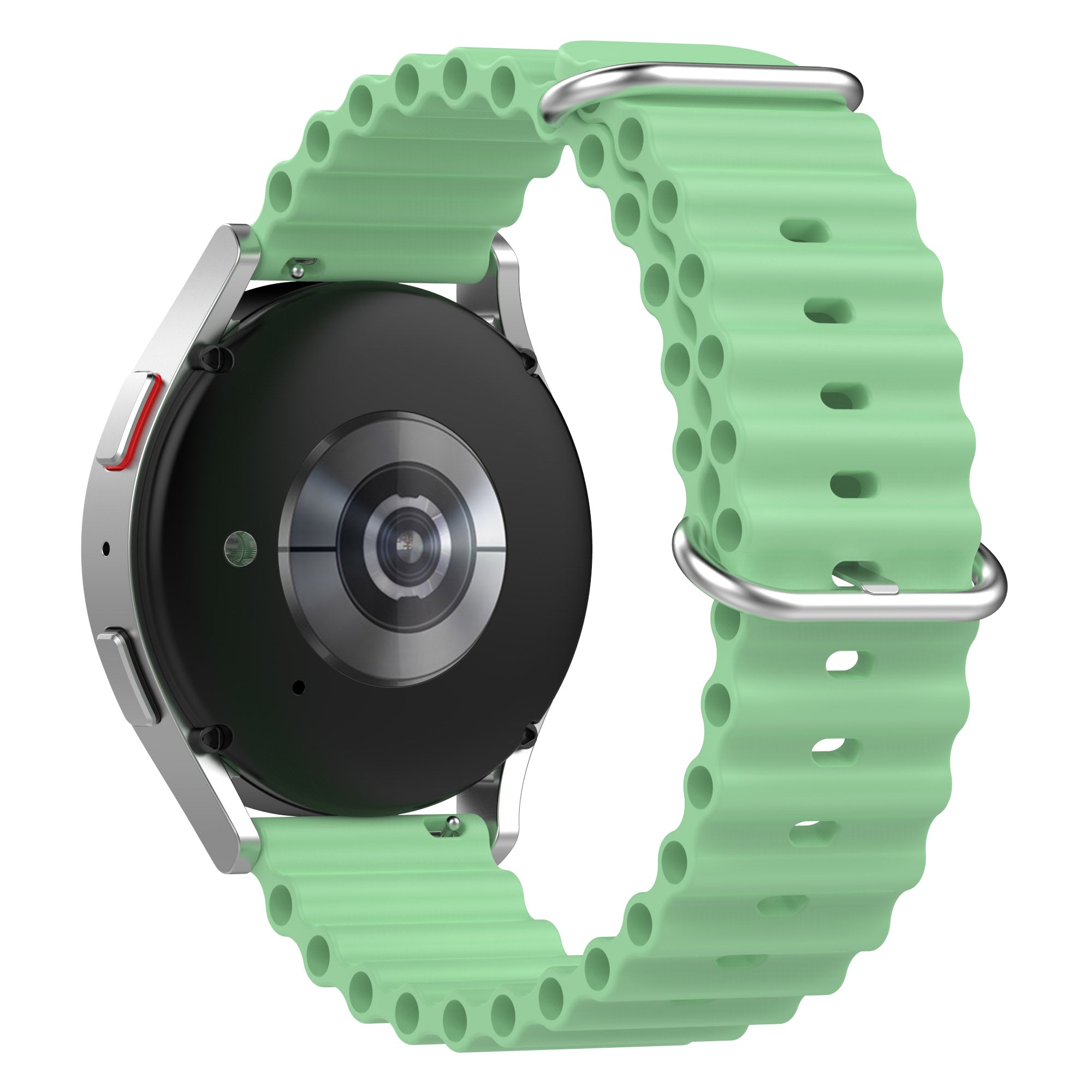 For Xiaomi Watch S1 Active S1 Pro Watch Color Samsung Galaxy Watch 3 45mm Silicone Ocean Strap 22mm Sport Watch Band with Adjustable Buckle Loop