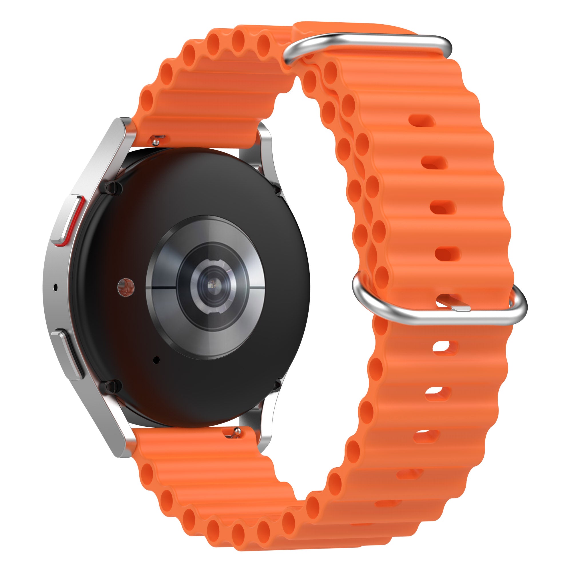 For Xiaomi Watch S1 Active S1 Pro Watch Color Samsung Galaxy Watch 3 45mm Silicone Ocean Strap 22mm Sport Watch Band with Adjustable Buckle Loop