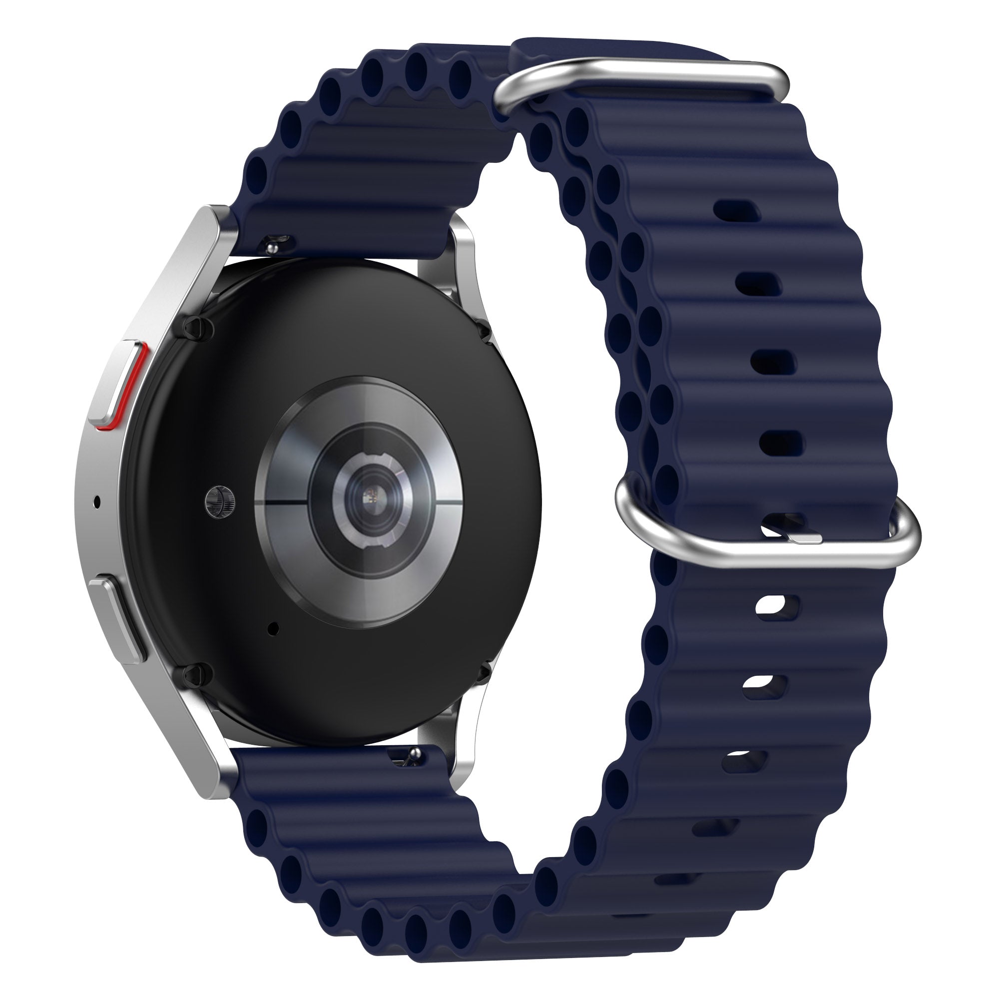 For Xiaomi Watch S1 Active S1 Pro Watch Color Samsung Galaxy Watch 3 45mm Silicone Ocean Strap 22mm Sport Watch Band with Adjustable Buckle Loop