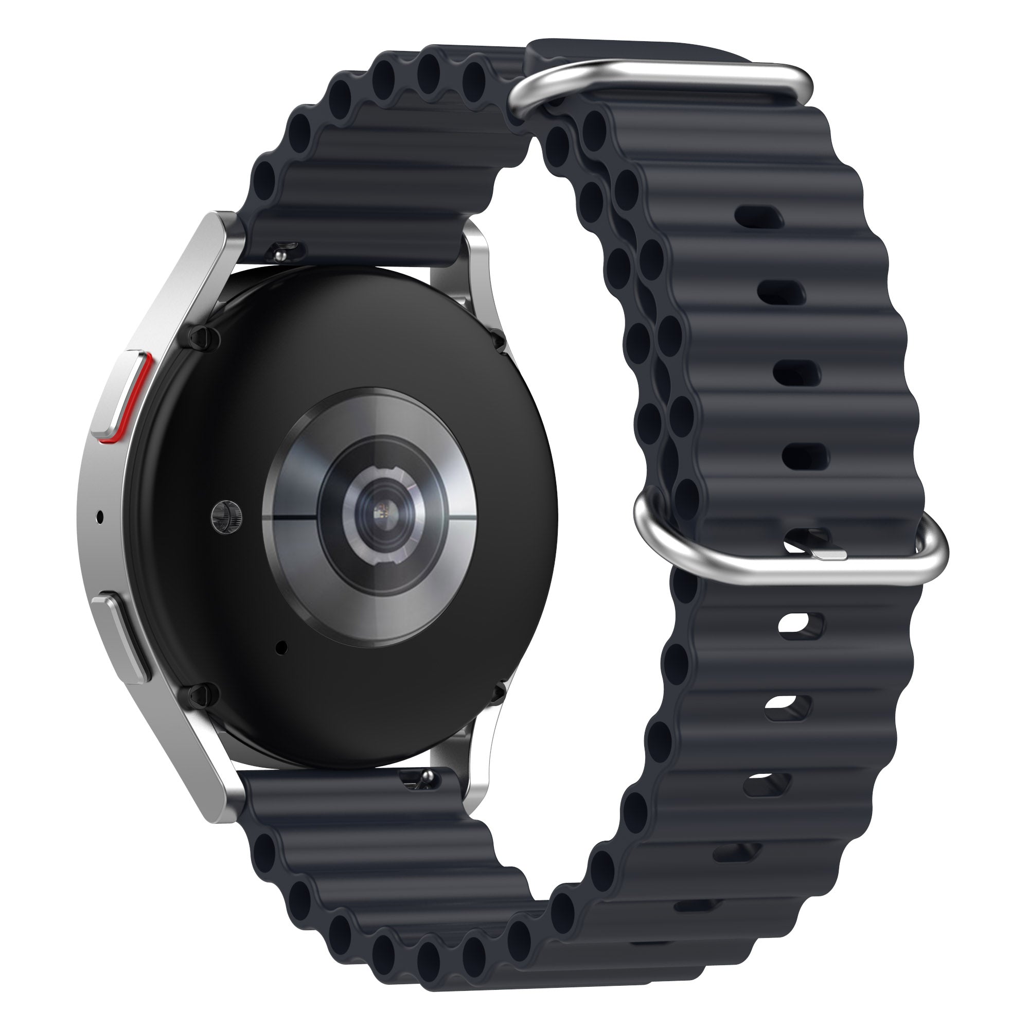 For Xiaomi Watch S1 Active S1 Pro Watch Color Samsung Galaxy Watch 3 45mm Silicone Ocean Strap 22mm Sport Watch Band with Adjustable Buckle Loop