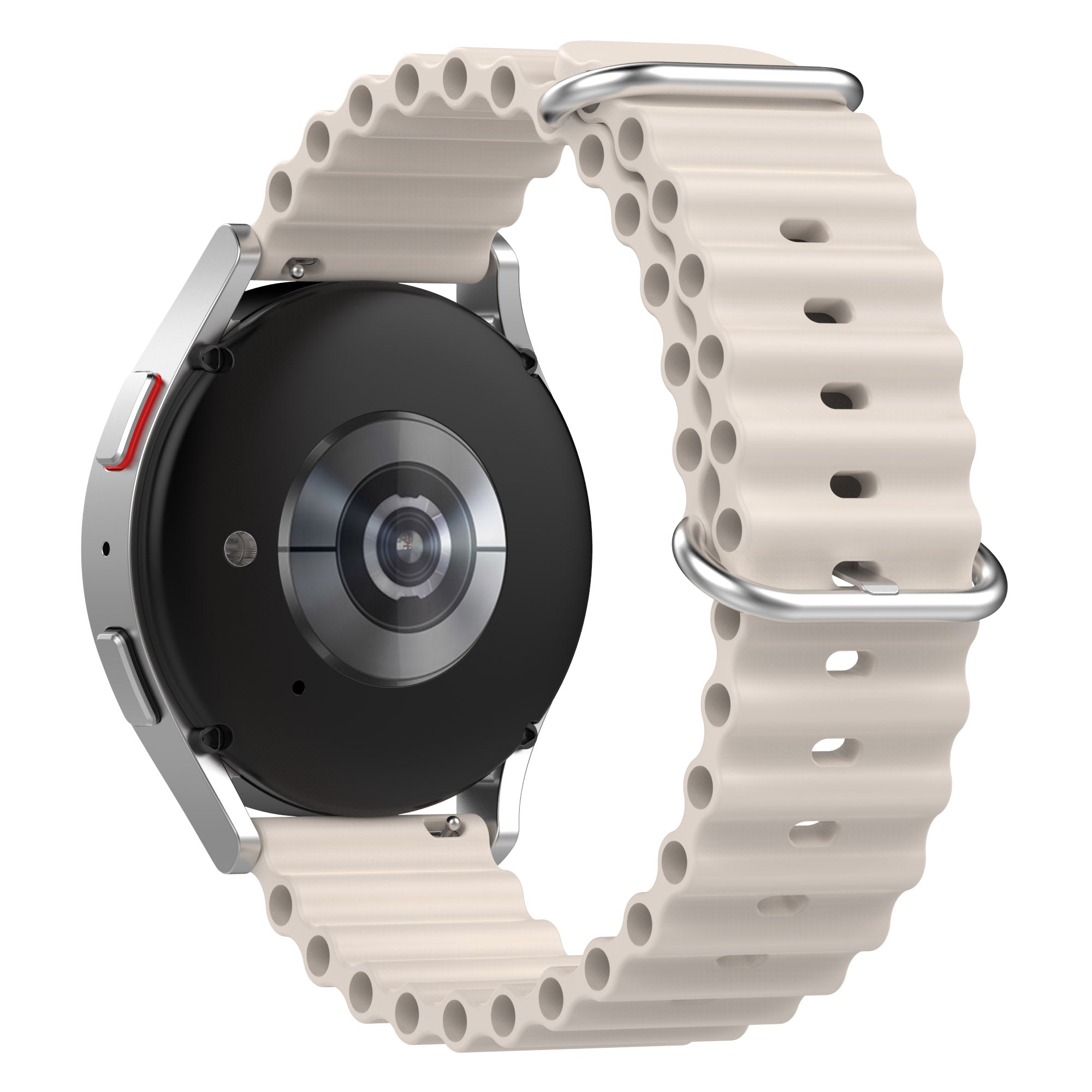 For Xiaomi Watch S1 Active S1 Pro Watch Color Samsung Galaxy Watch 3 45mm Silicone Ocean Strap 22mm Sport Watch Band with Adjustable Buckle Loop
