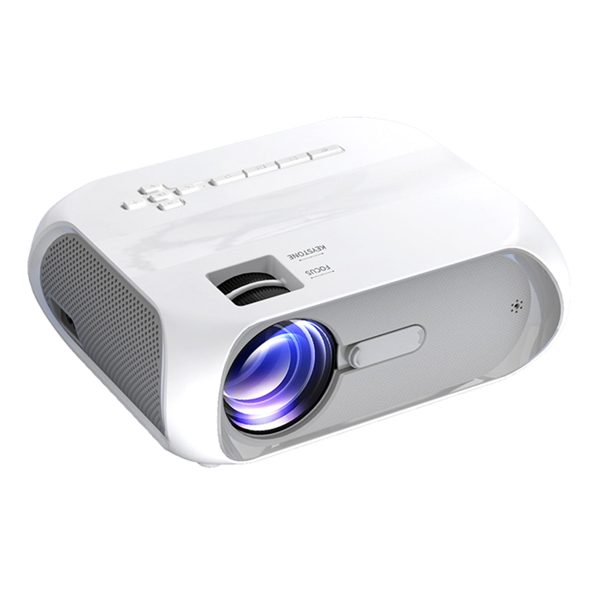T9 Projector Home Theater HD 1080P Portable Projector with Dual Fans for Intelligent Cooling (Android Version)