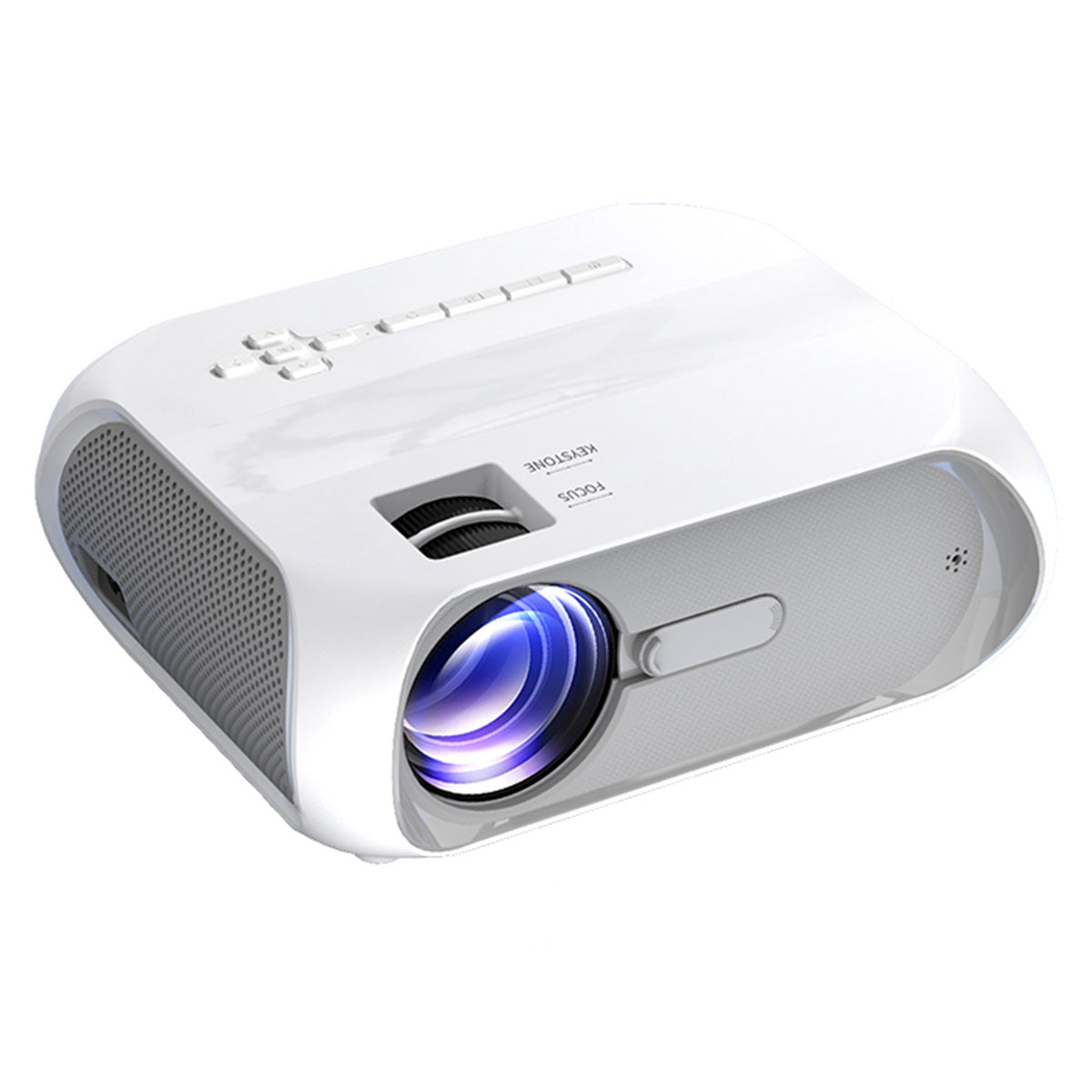 T9 Portable Home Theater Projector Same Screen 1080P HD Projector with Dual Fans for Intelligent Cooling