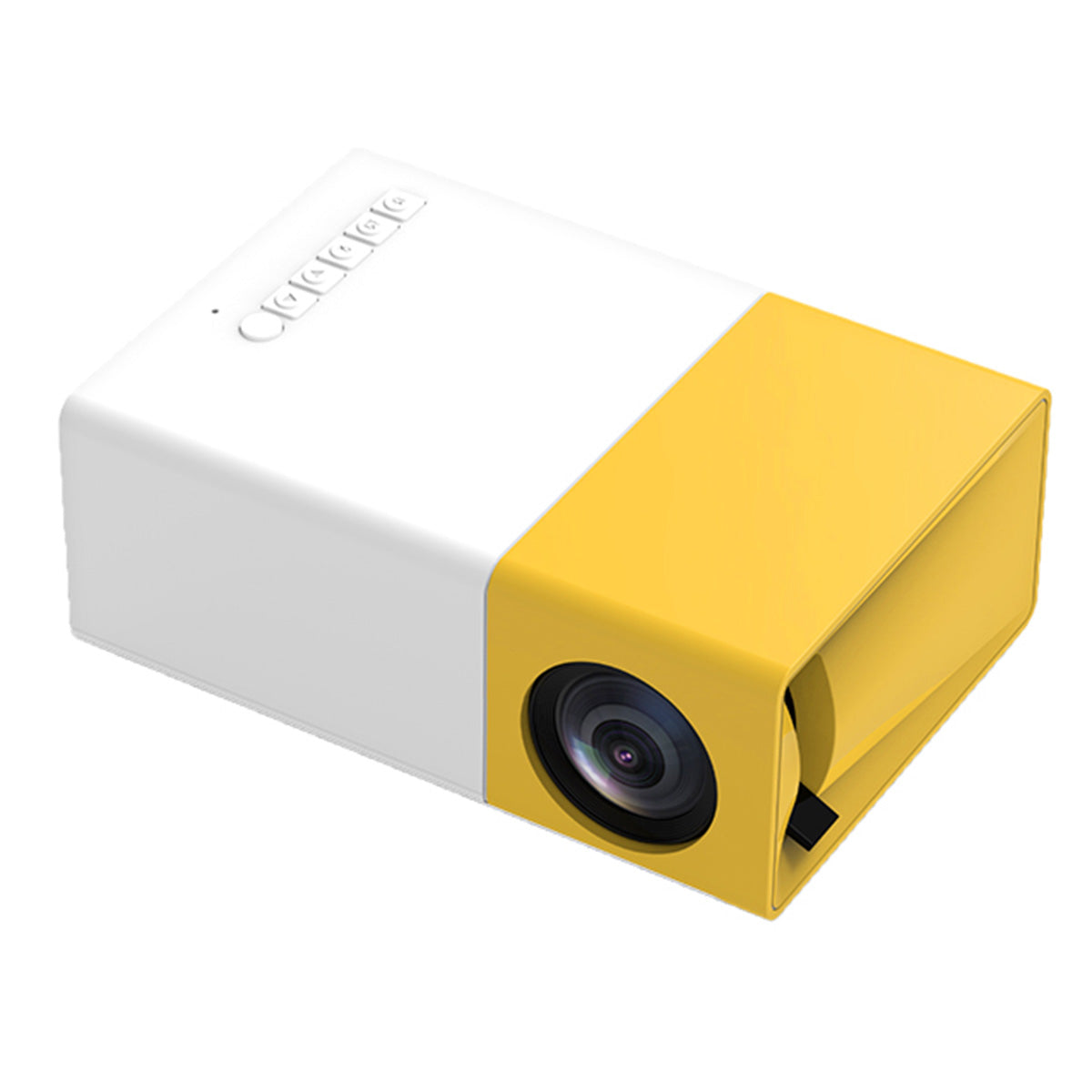 YG300plus YG260 Home Theater Mini Projector HD 720P Portable Projector 120 inch Large Size Projector for Home Office(Basic Version)