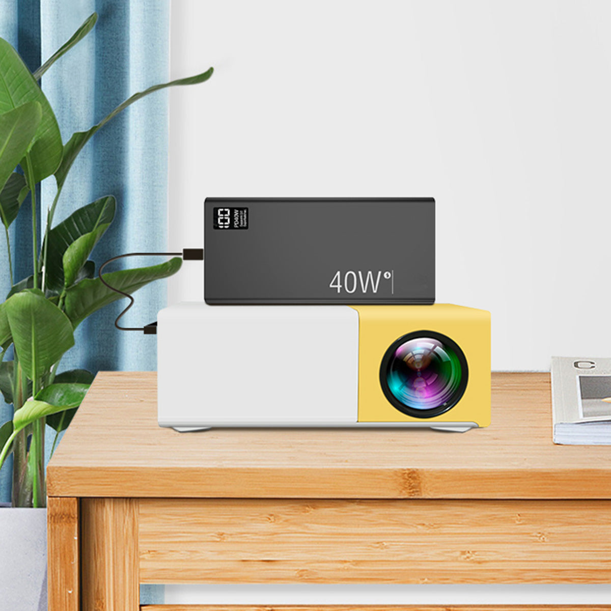YG300 Plus YG260 WiFi Mobile Phone Screen Mirroring Portable Mini Home Theater Projector