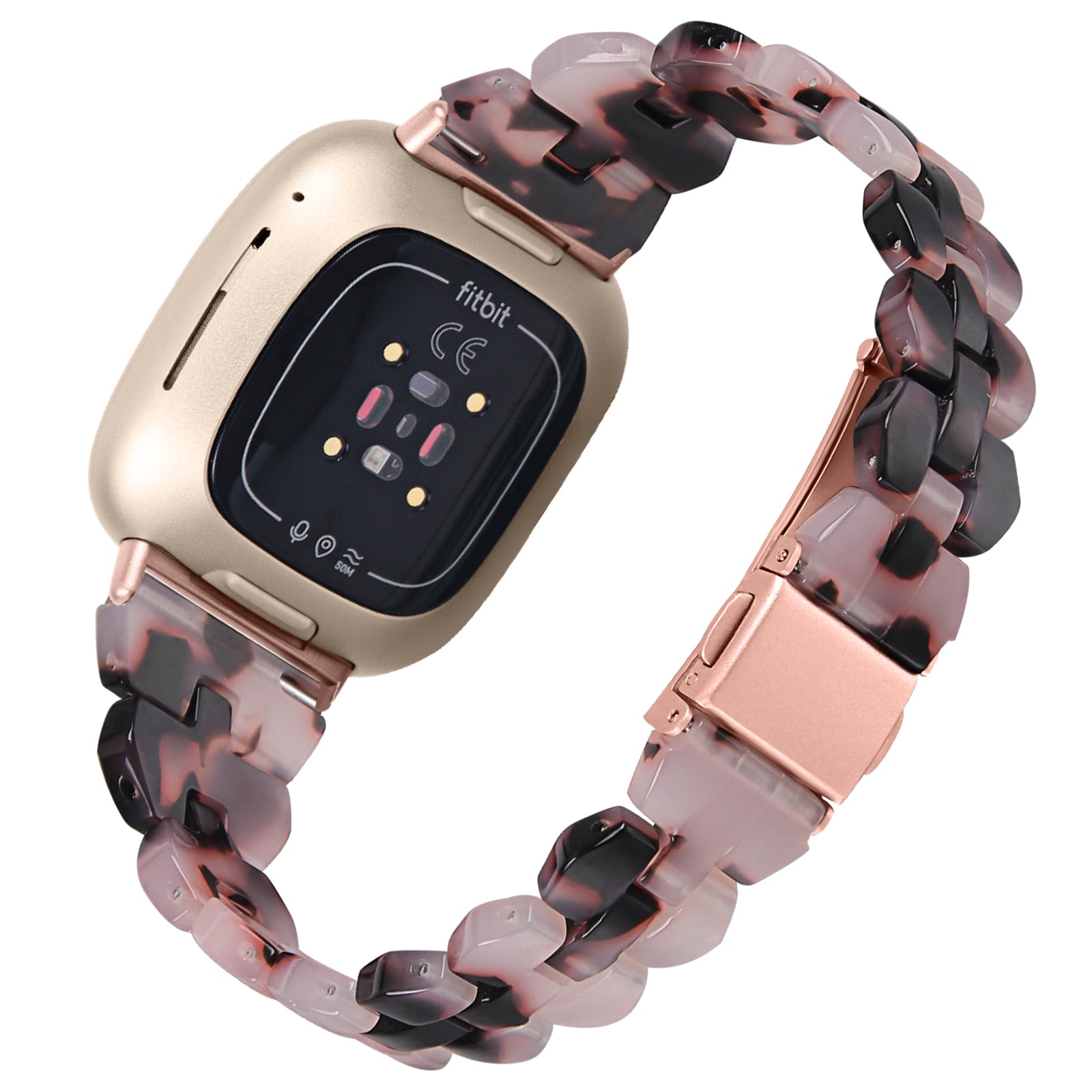 For Fitbit Versa 4 Sense 2 Resin Watch Band Lightweight Watch Strap Smart Bracelet Replacement Parts
