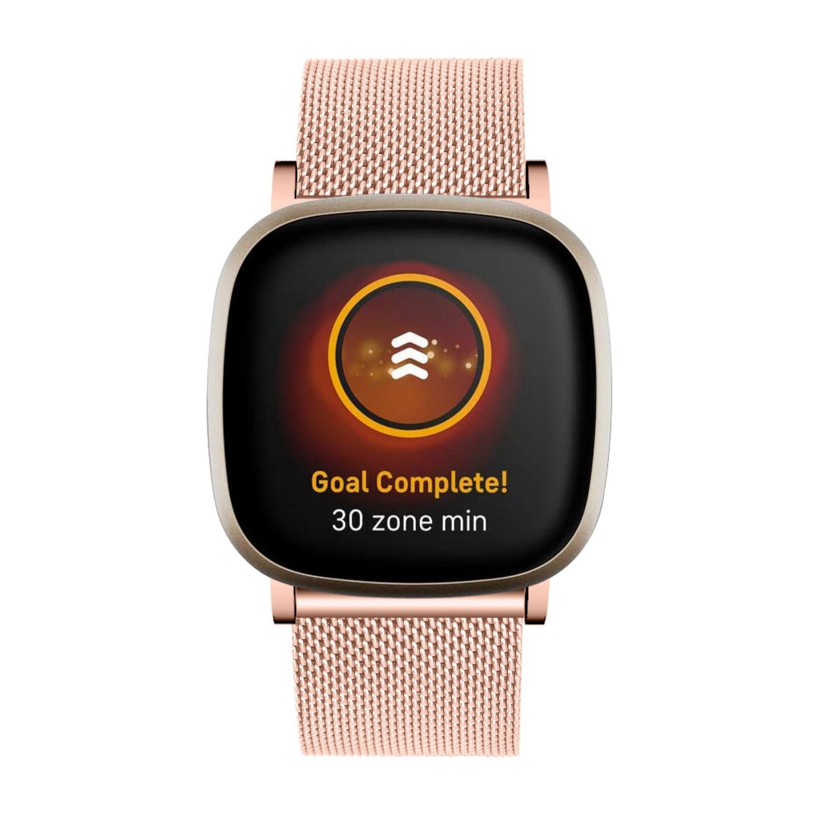 For Fitbit Versa 3 Fitbit Sense Metal Watch Strap Adjustable Milanese Watchband with Buckle