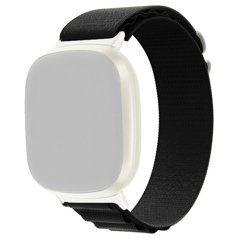 For Fitbit Versa 3 Sense Replacement Breathable Nylon Smartwatch Band Adjustable Wrist Strap