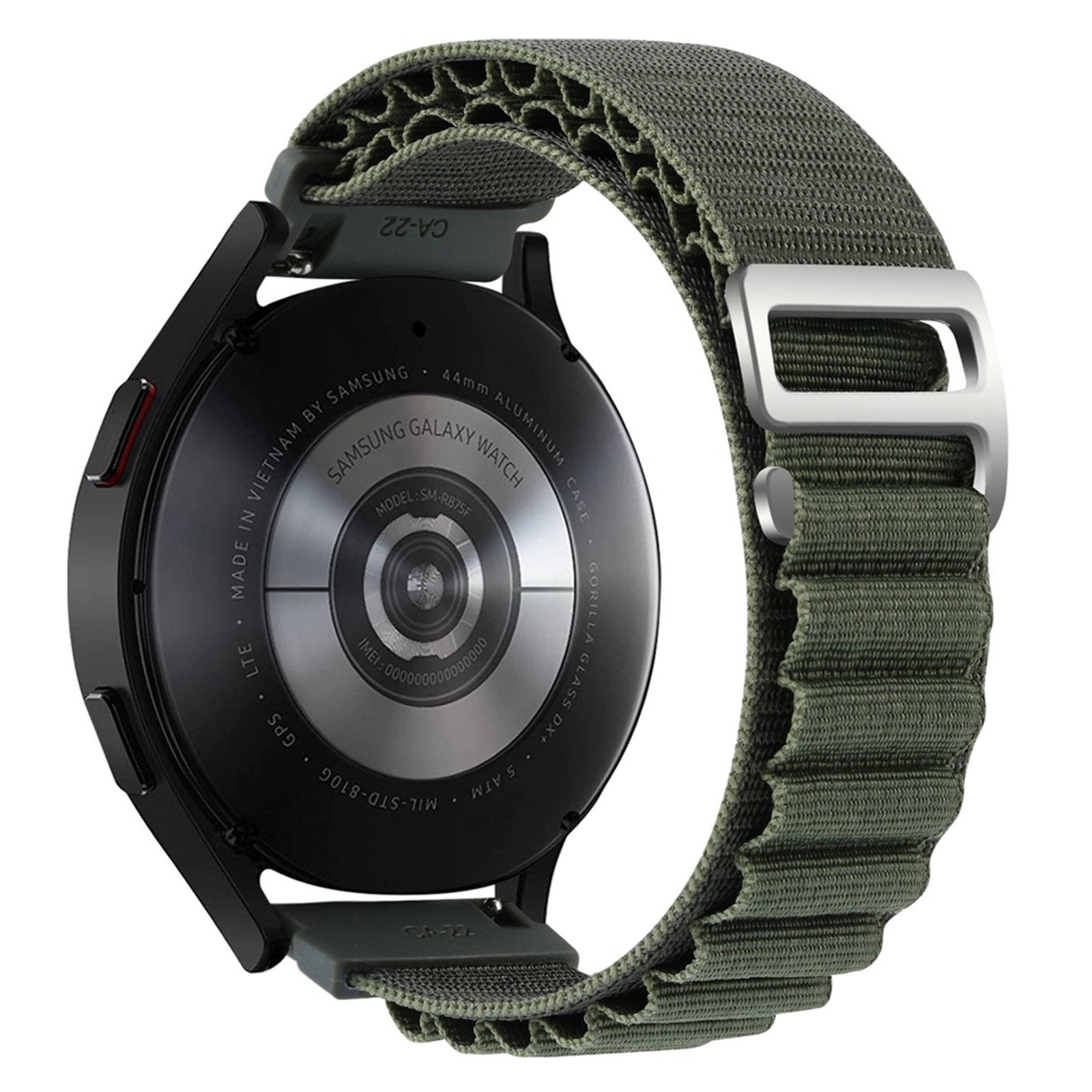 For Garmin Forerunner 255S Venu 2S Stylish Nylon Wrist Band 18mm Universal Adjustable Smartwatch Strap
