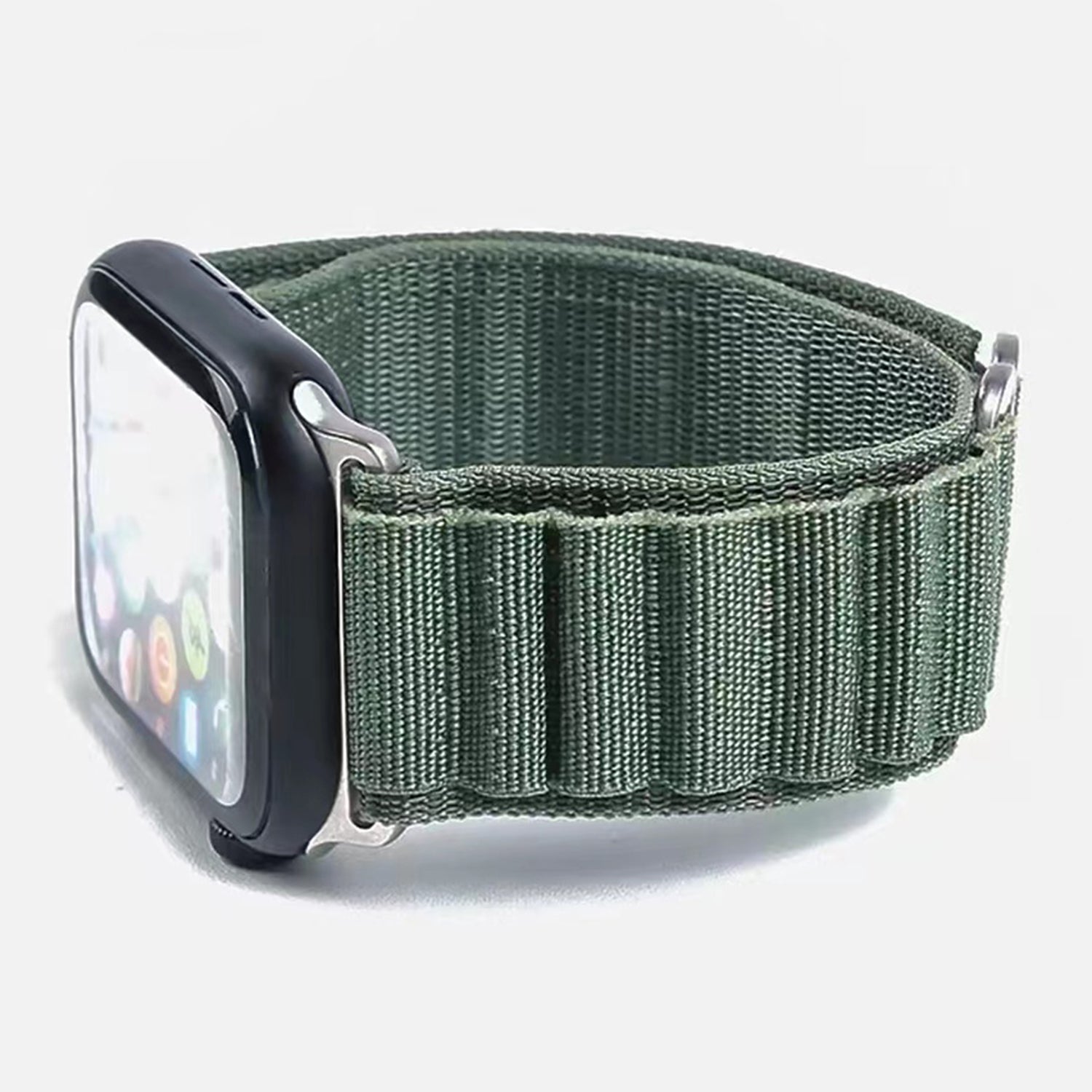 MUTURAL For Apple Watch Series 9 8 7 41mm 6 5 SE SE (2022) SE (2023) 4 40mm 3 2 1 38mm Nylon Loop Watch Band Adjustable Wrist Strap Replacement