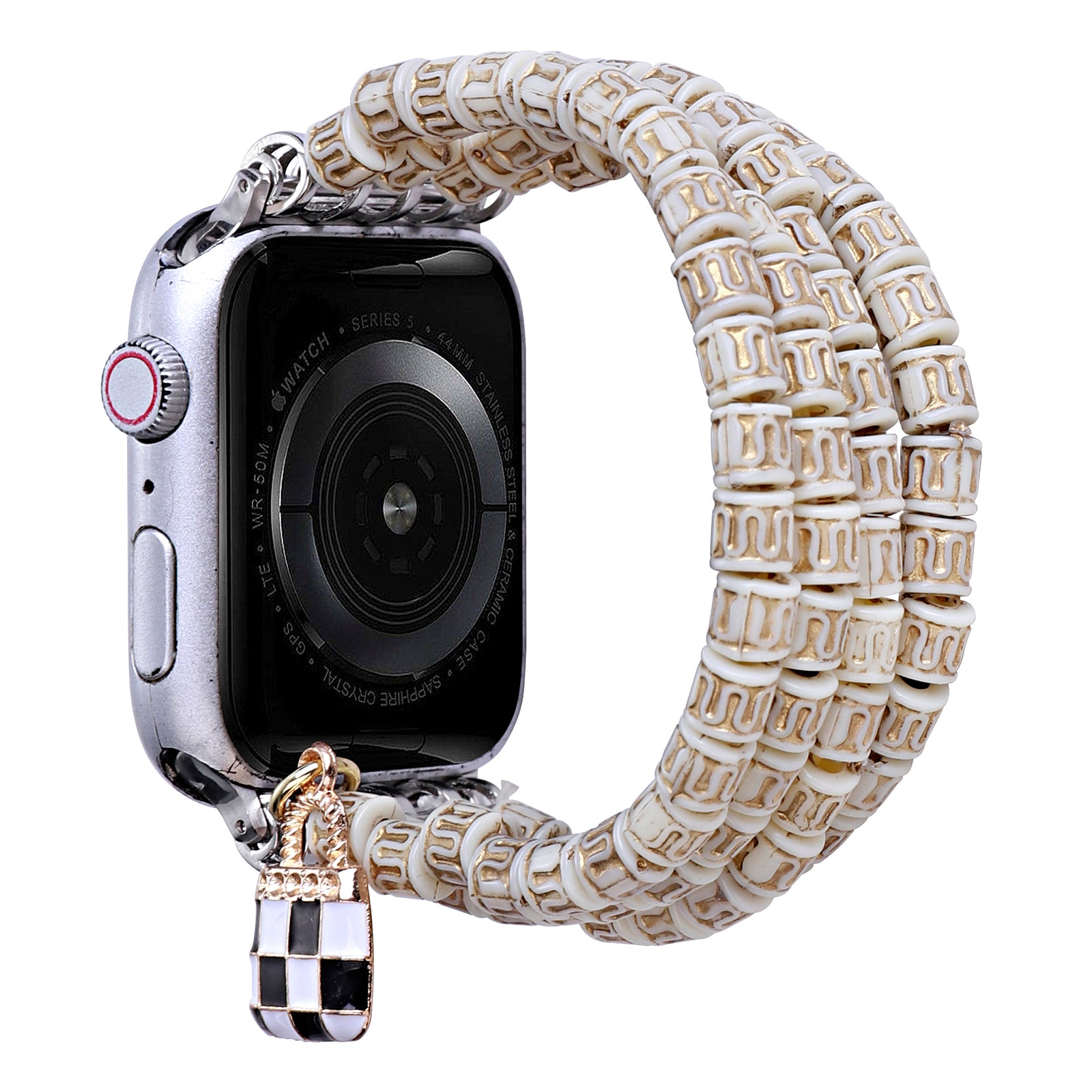 For Apple Watch Ultra Ultra 2 49mm Series 9 8 7 45mm Series 6 5 4 SE (2022) (2023) SE 44mm Series 3 2 1 42mm Seed Beads Watch Strap Beaded Watch Strap Beaded Bracelet Replacement Band