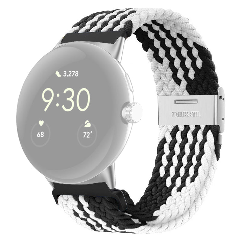 For Google Pixel Watch 2 Pixel Watch Buckle Design Nylon Watchband Smart Bracelet Adjustable Strap Breathable Band